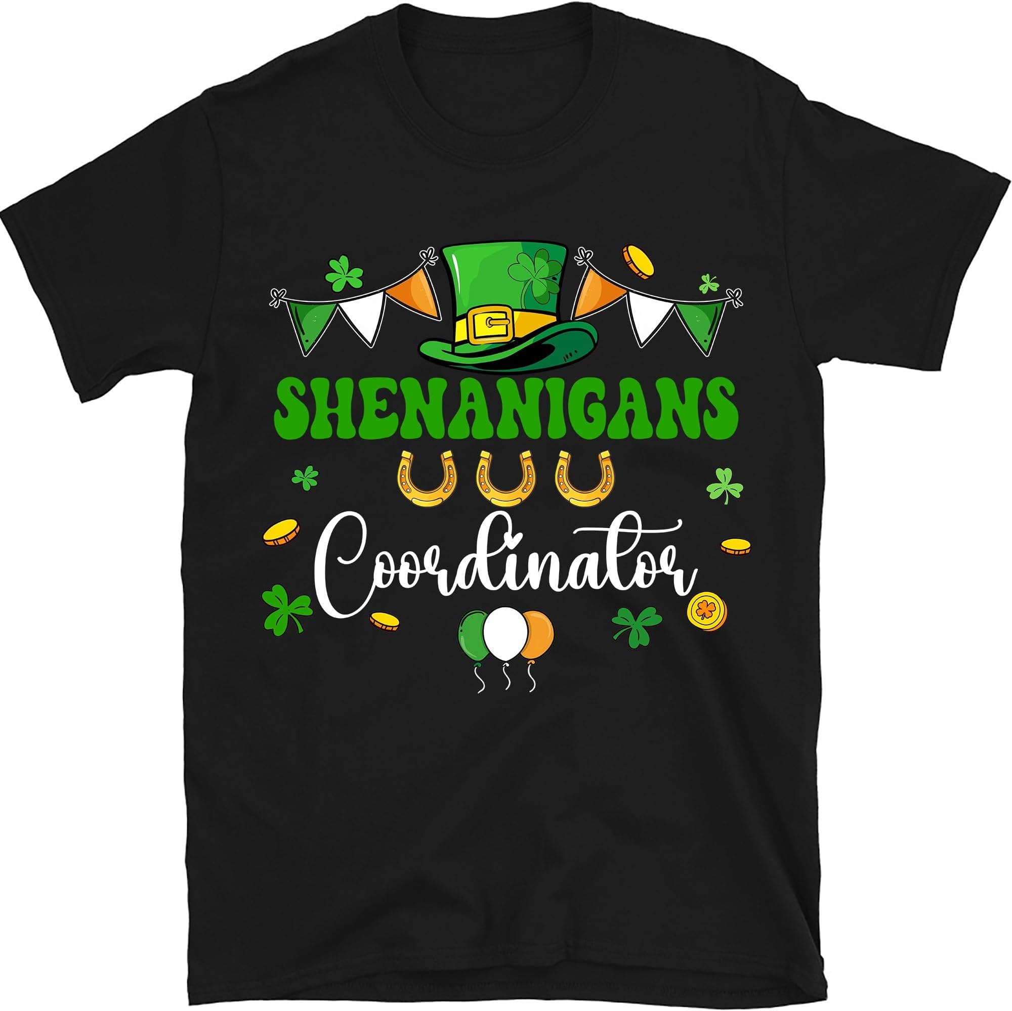 Shenanigans Coordinator Shirt, Funny St Patricks Day Group Shirts, Shenanigans Matching St Pattys Day Shirts, Shamrock Group Shirt, Small