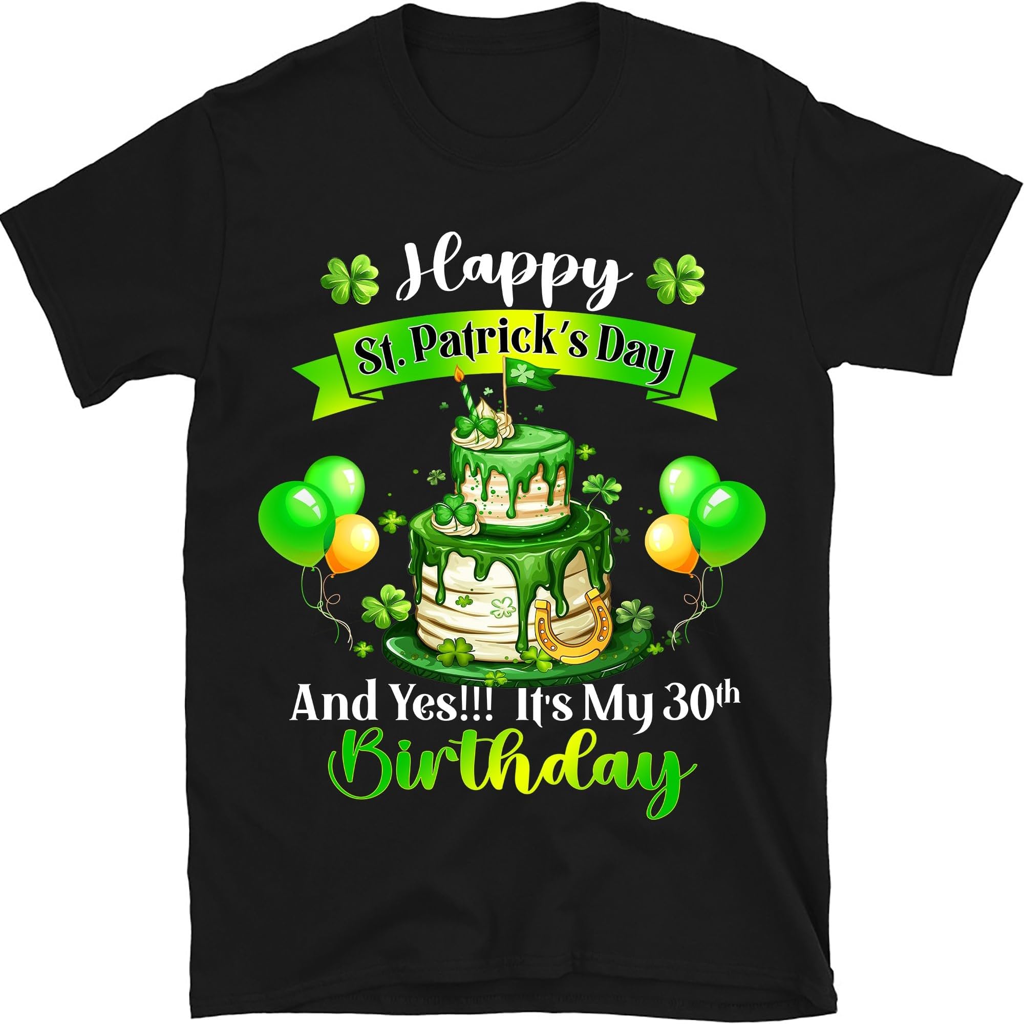 Customized St Patrick's Day Birthday Shirt, Custom Lucky Family Birthday Party Shirts,Lucky Birthday,Family Birthday Shirt