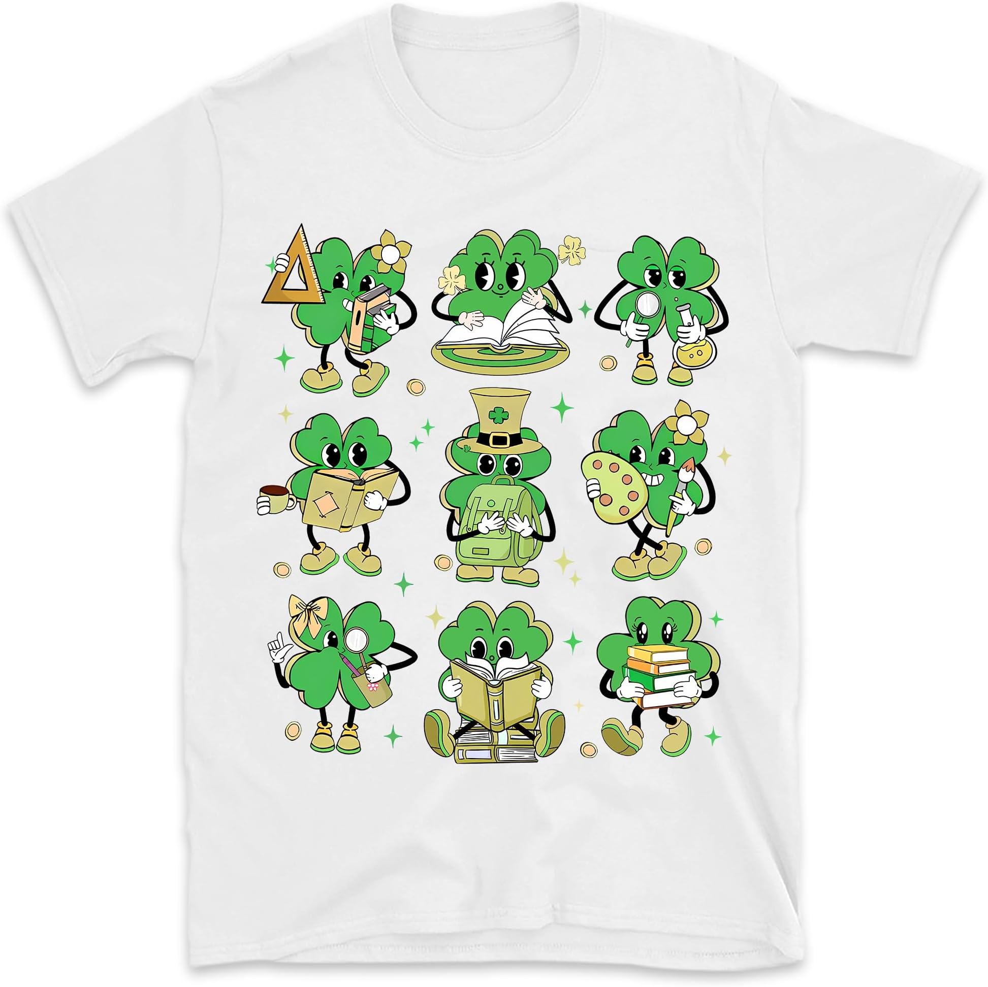 St Patricks Teacher Shamrock Shirt, One Lucky Teacher Shirt, Educator Counselor Principal para Shirt, Teaching St Pattys Day Shirt