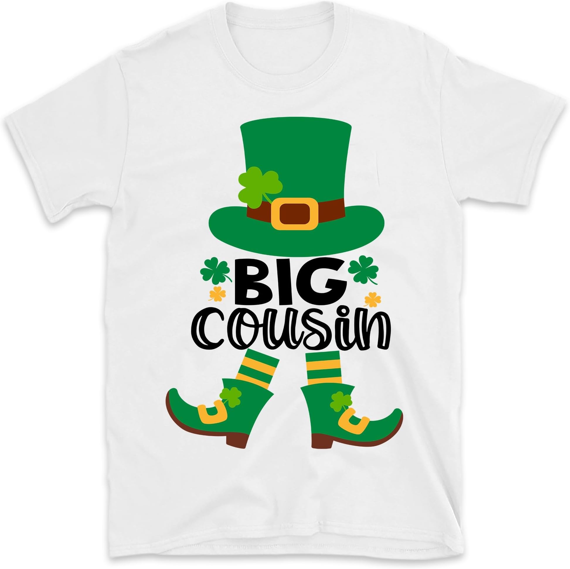 Personalized Big Cousin Biggest Cousin Shirt, Little Cousin Shirt, Littlest Cousin Shirt, Cousin Crew Shirts, Custom Leprechaun Cousin Shirts, St Paddys Day Shirt