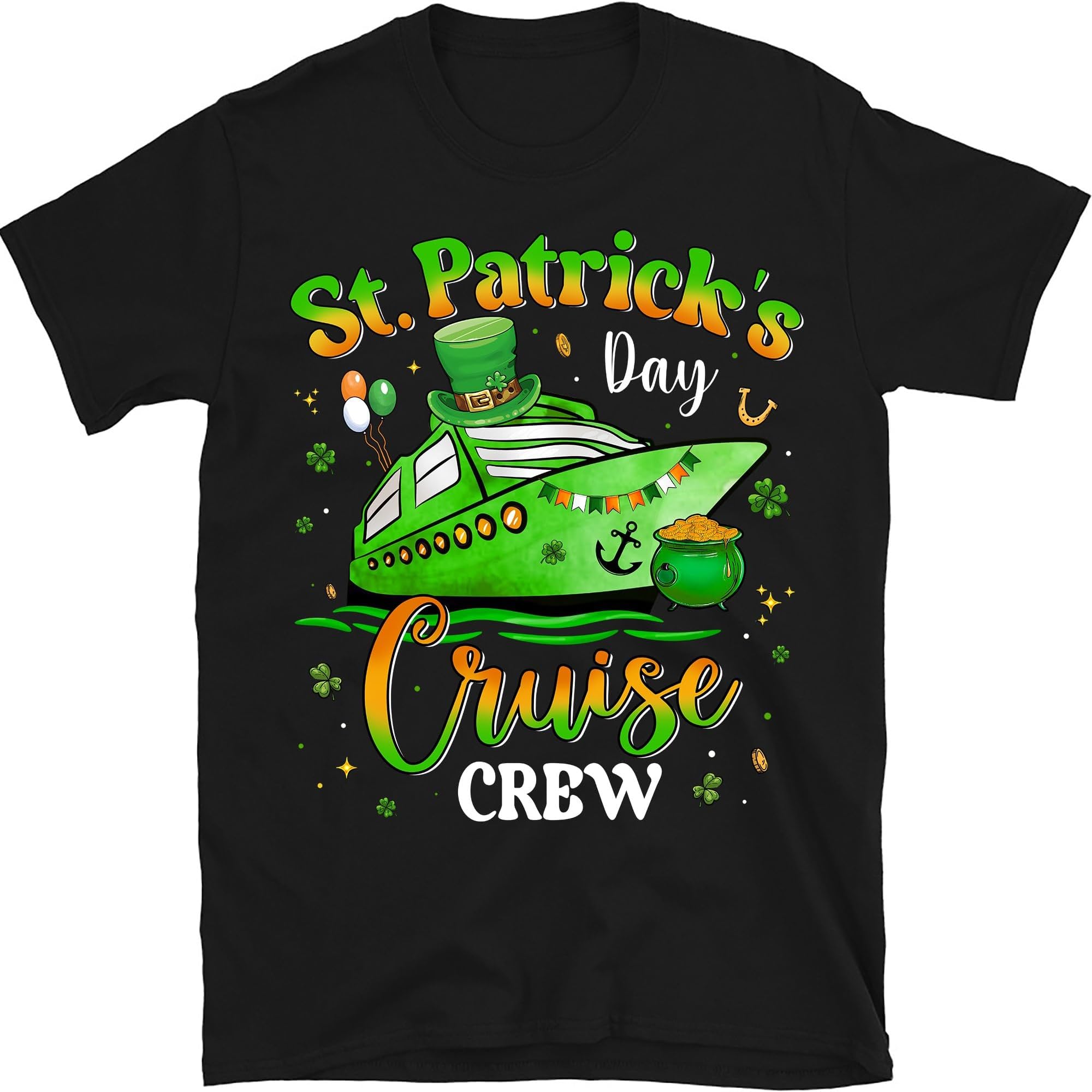 St. Patrick's Day Cruise Crew Shirt, St Patrick Cruise Squad Shirt, Cruise Family Matching Shirt, St Patty Boat Trip Shirt, Small