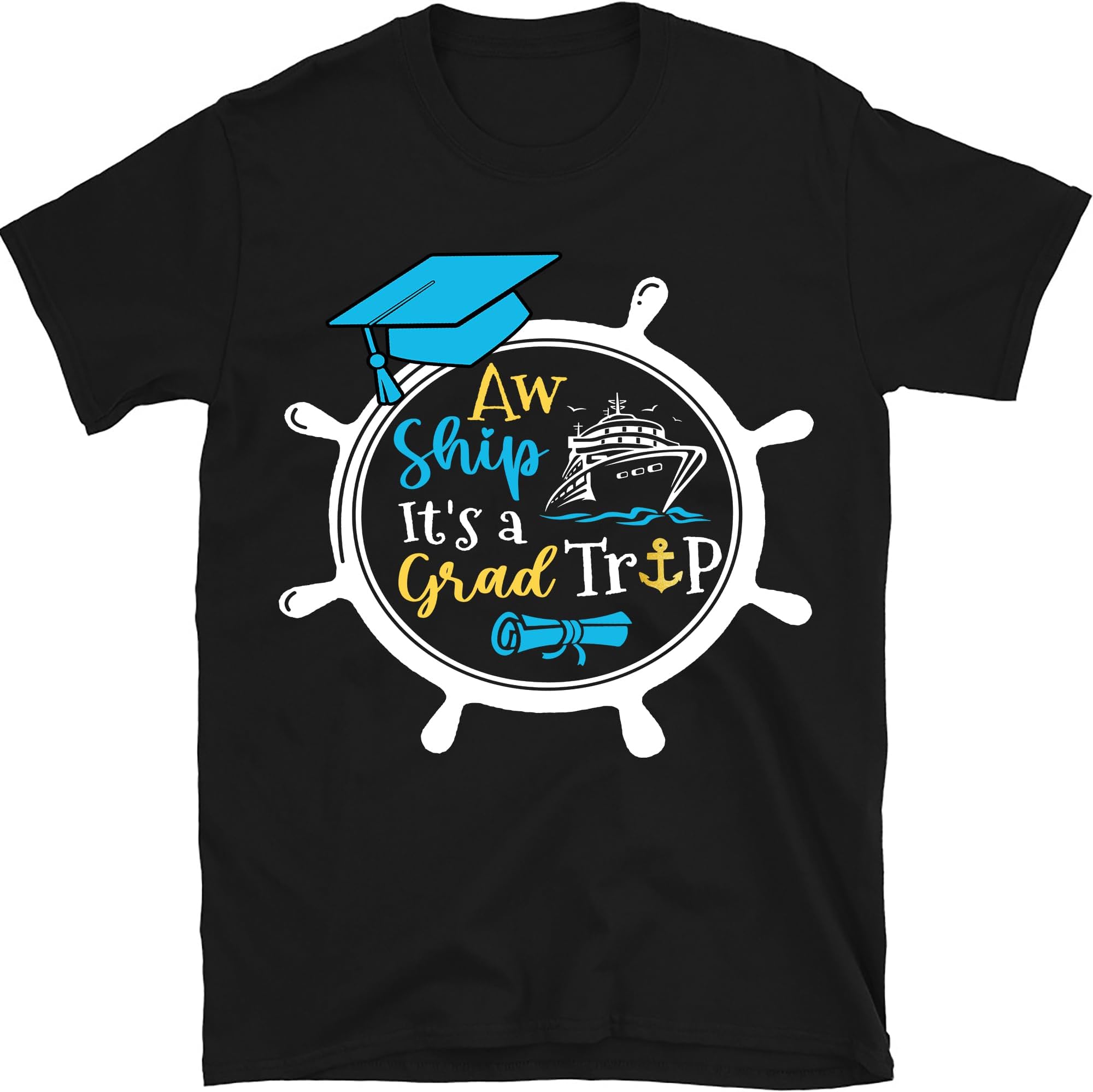 Aw Ship It's A Grad Trip Shirt, Graduation Cruise Shirt, Grad Trip, Graduation Cruising Gift, Cruise Graduation Shirt