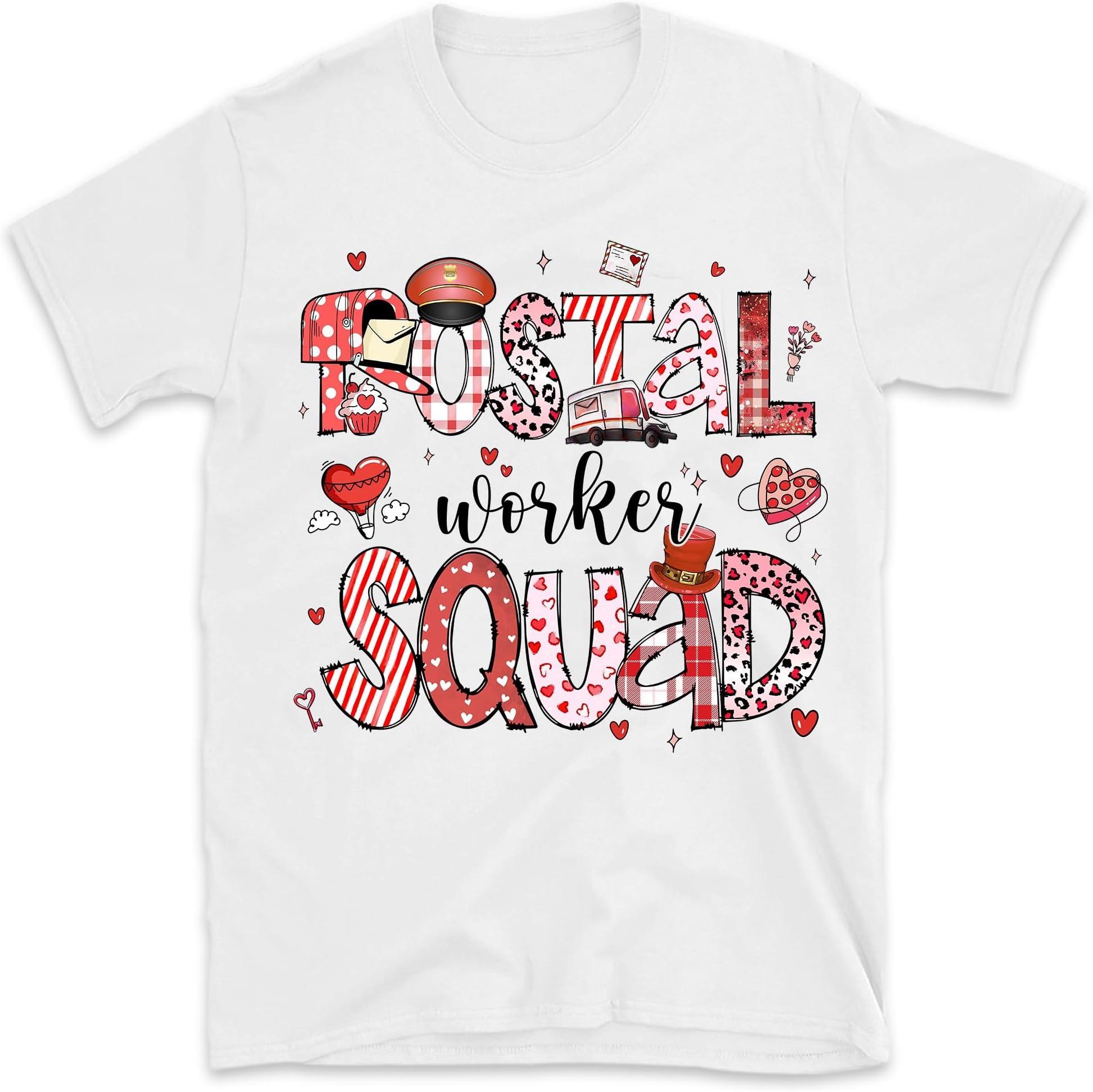 Happy Valentines Postal Worker Squad Shirt, One Loved Postal Worker Shirt, Mail Carrier Shirt, Postman Mail Lady Shirt, Post Office