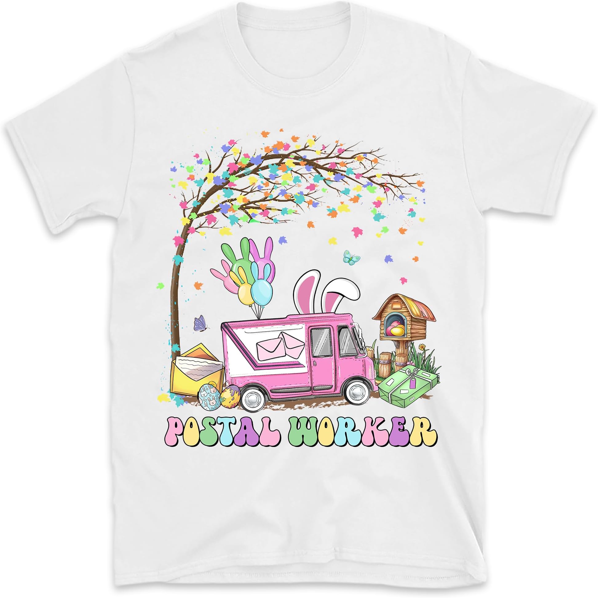 Postal Worker Easter Shirt, One Hoppy Postal Worker Shirt, Mail Carrier Shirt, Postman Mail Lady Shirt, Post Office Easter Gift