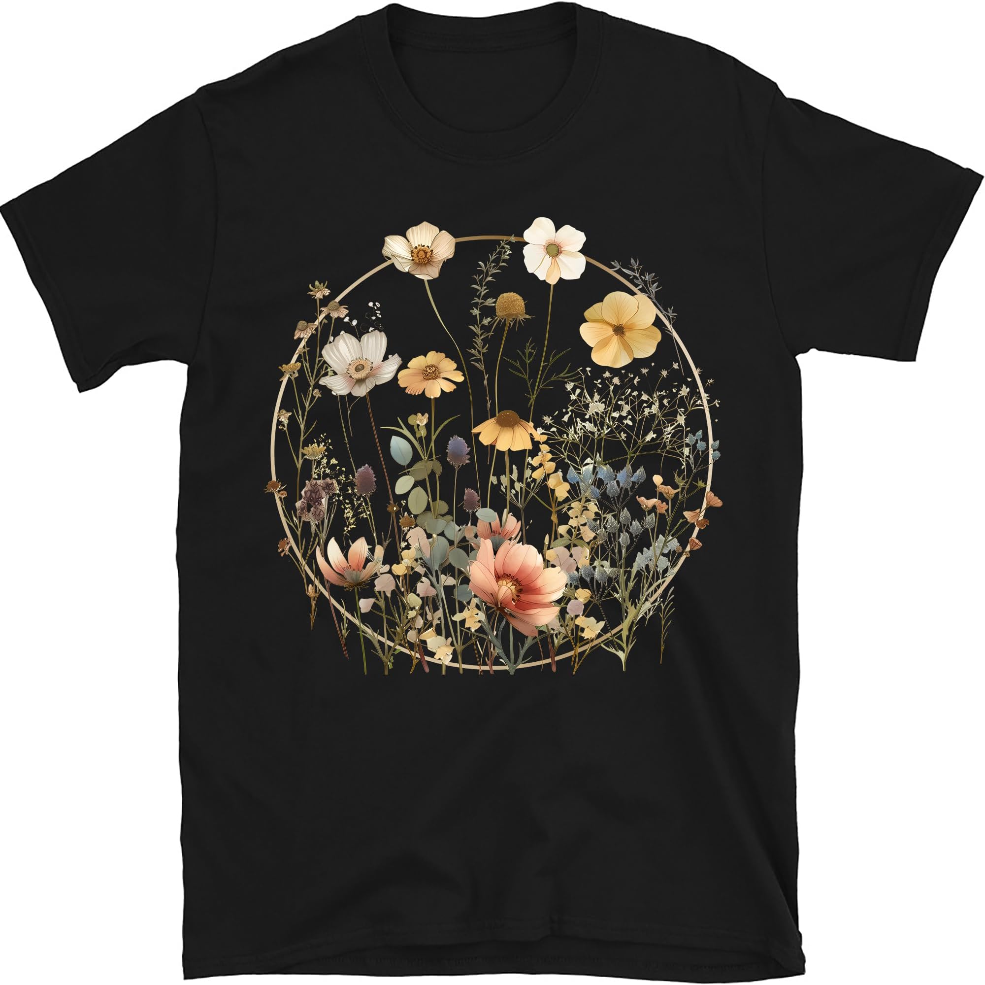 Wild Flower Sweatshirt, Floral Shirt, Wildflowers Shirt, Botanical Shirt, Floral Graphic Sweater, Gift For Her, Womens Flower Tee, Small