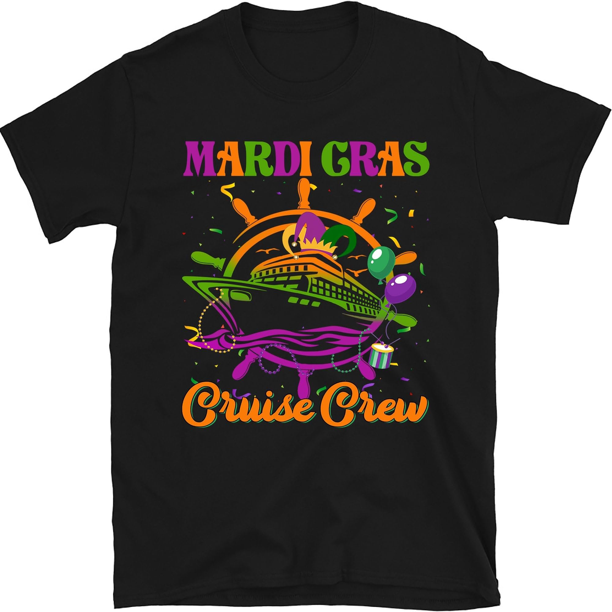 Mardi Gras Cruise Squad Shirt, Mardi Gras Cruise 2024 Vacation Family Matching Shirt, Cruise Vacation Shirt, Mardi Cruise Party Shirts
