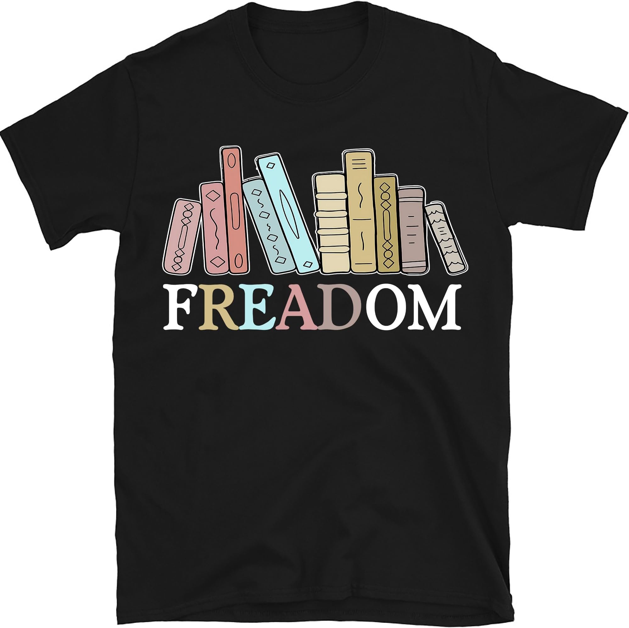 fREADom Anti Ban Books Freedom to Read Shirt, Ban Guns Not Books, Read Banned Books, Teacher Librarian Gift T-Shirt, Social Justice Bookish, Small
