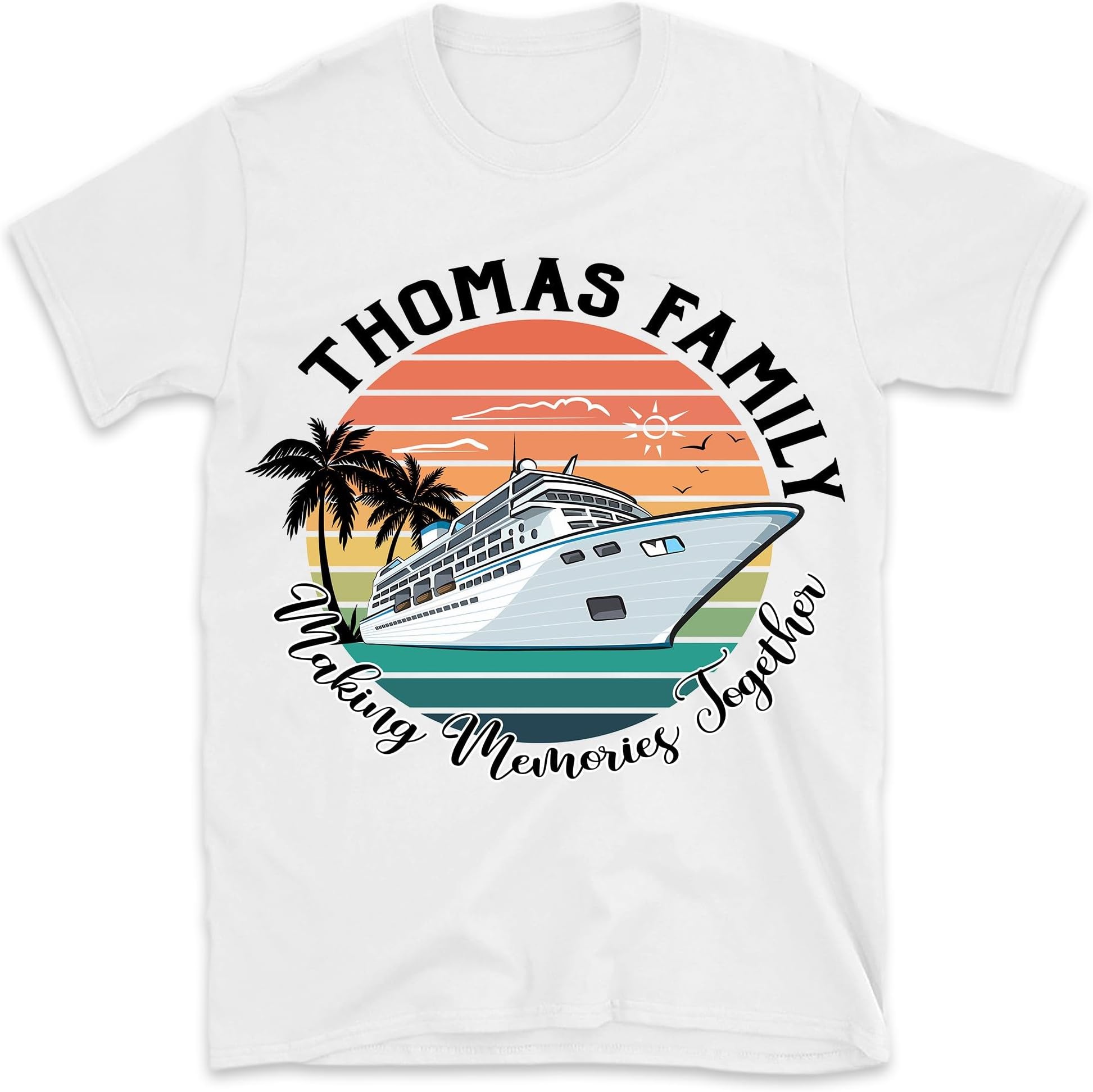 Personalized Family Vacation 2024 Shirt, Making Memories Together Shirt, Family Cruise Shirts, Family Holiday Shirt, Summer Vacation Shirt