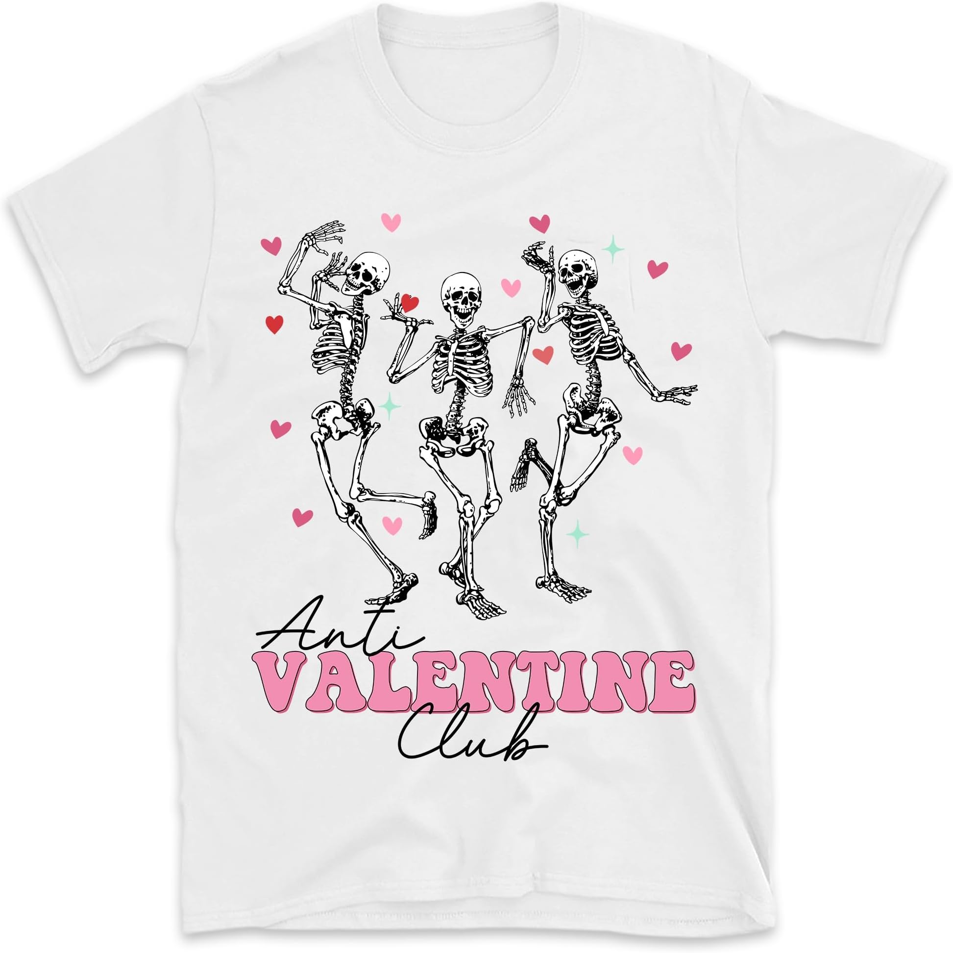 Anti Valentine Club Shirt, Funny Valentines Shirt, Happy Valentines Day Shirt, Gift for Girlfriend, Shirt for Women, Valentines Gift