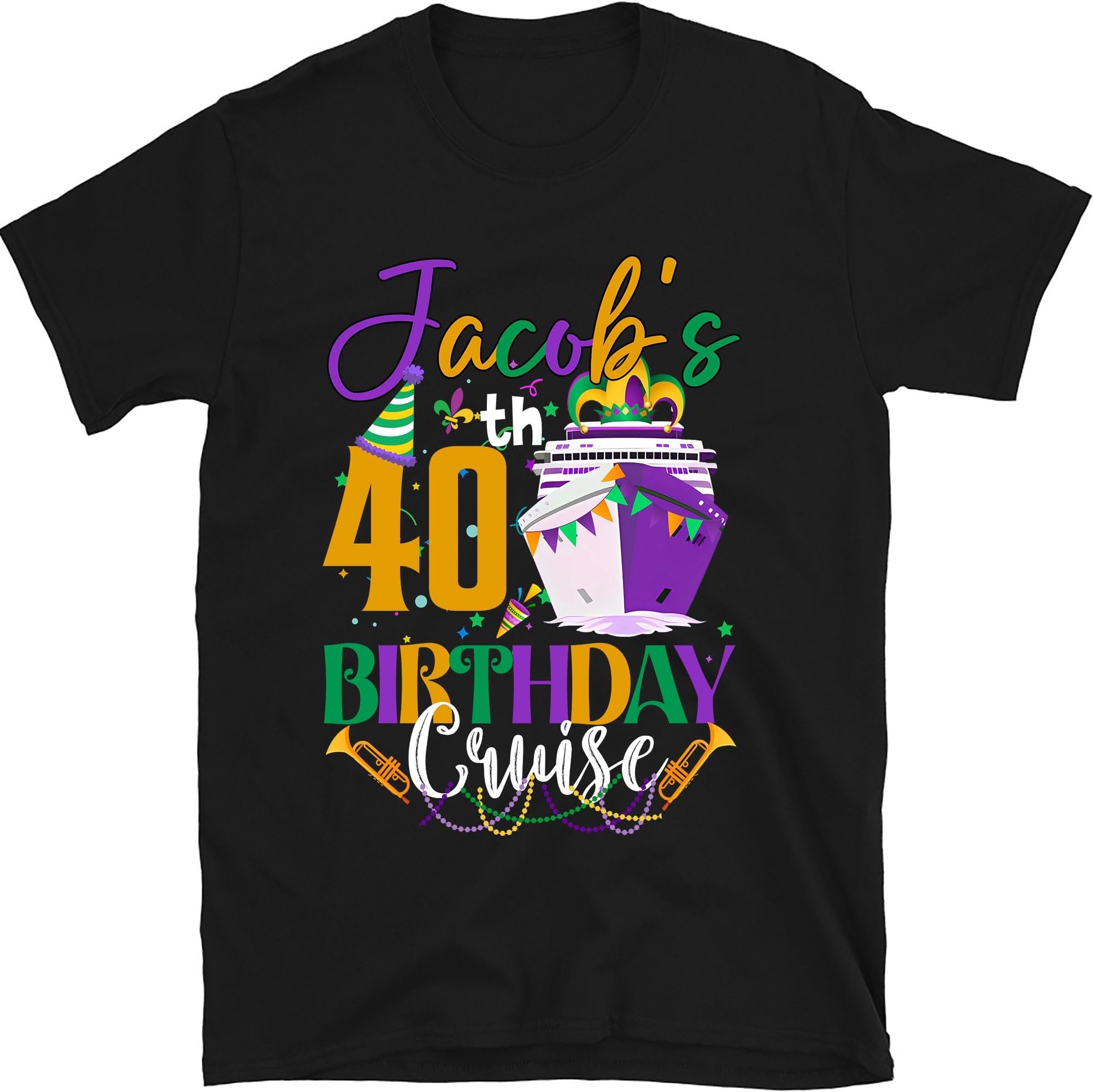 Personalized Mardi Gras Family Shirt, Jester Family Shirt, Mardi Gras Parade Shirt, Mardi Gras Matching Group Shirt, Fat Tuesday Shirt, Carnival Party 2024