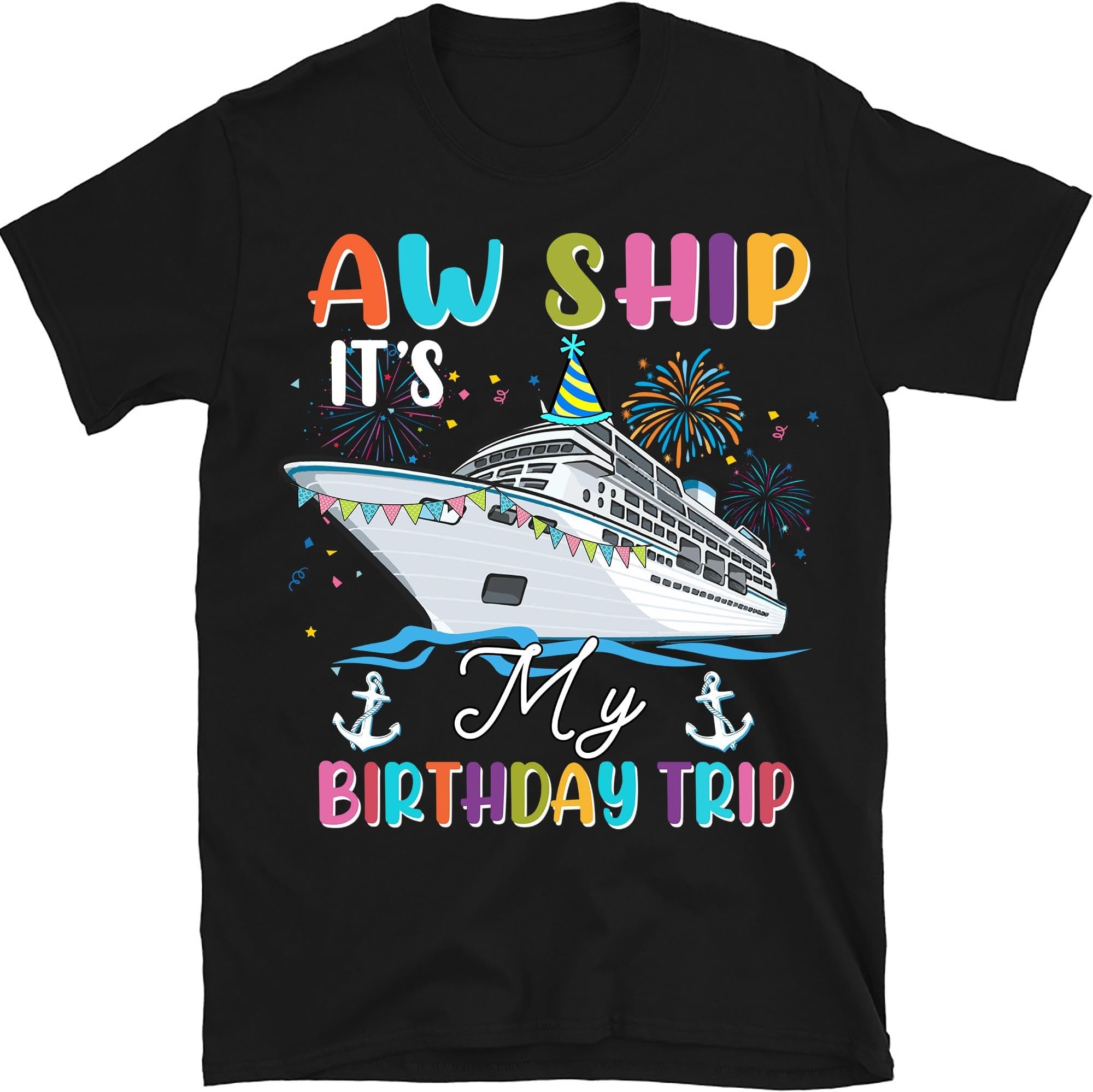 Personalized It's A Birthday Trip Shirt, Birthday Cruise Squad Shirts, Birthday Family Cruising Shirts, Birthday Trip Shirts
