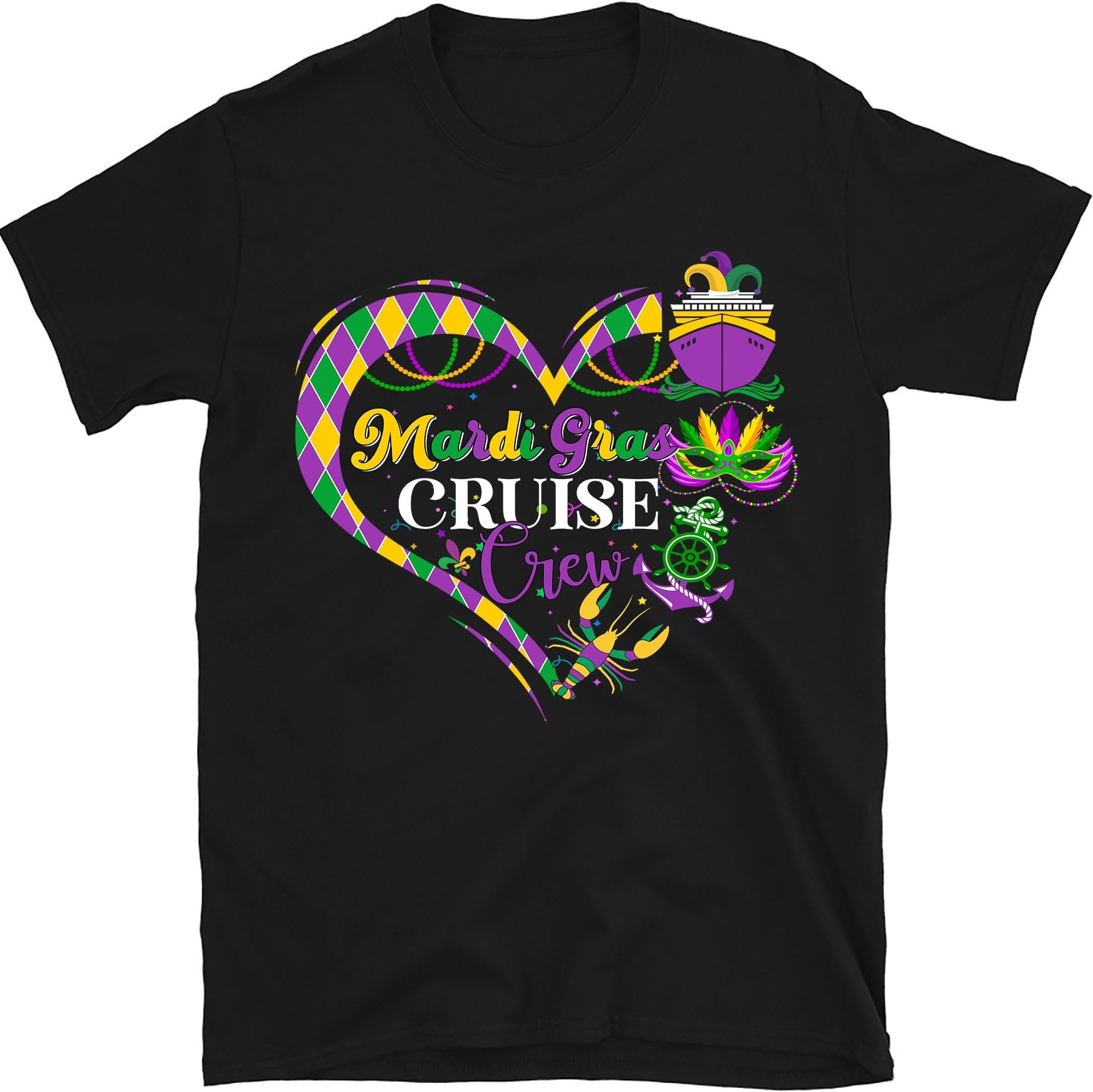Mardi Gras Cruise Crew Shirt, Family Vacation Cruise Shirt, Mardi Gras Cruise Squad Shirts, Matching Family Carnival Shirt, Family Holiday Trip, Mardi Party Shirt
