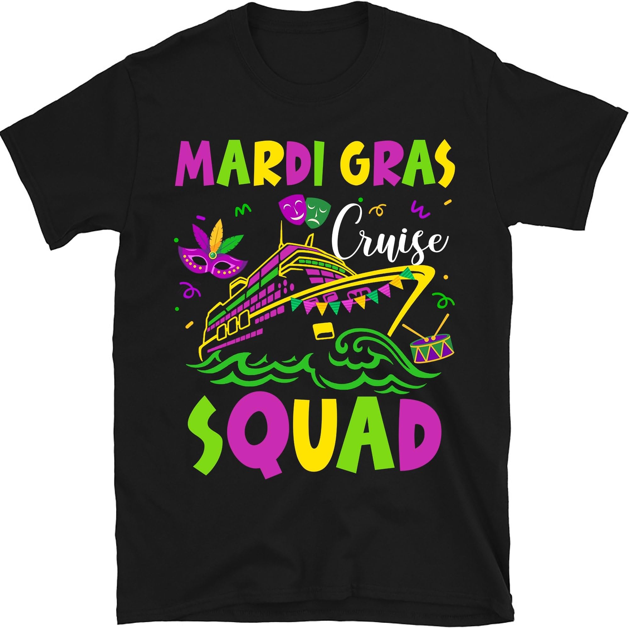 Mardi Gras Cruise Squad Shirt, Mardi Gras Carnival Party, Mardi Gras Gift, Family Cruise Shirt, Matching Family Shirt