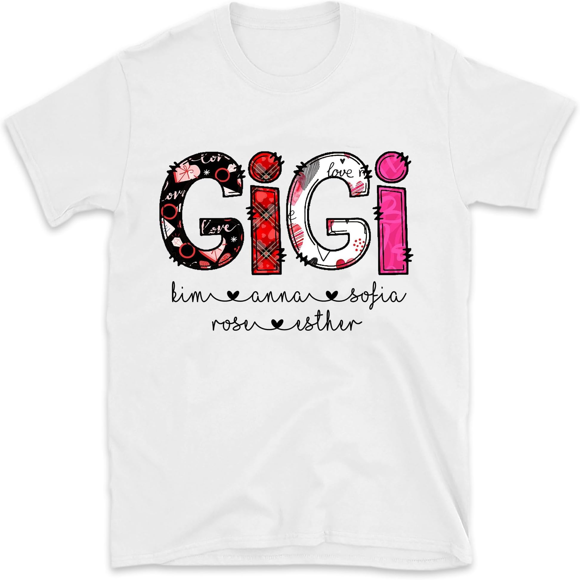 Personalized Mimi Shirt with Grandkids Names, Grandma Shirt, Personalized Grandma Gift, for Grandma Mimi Nana