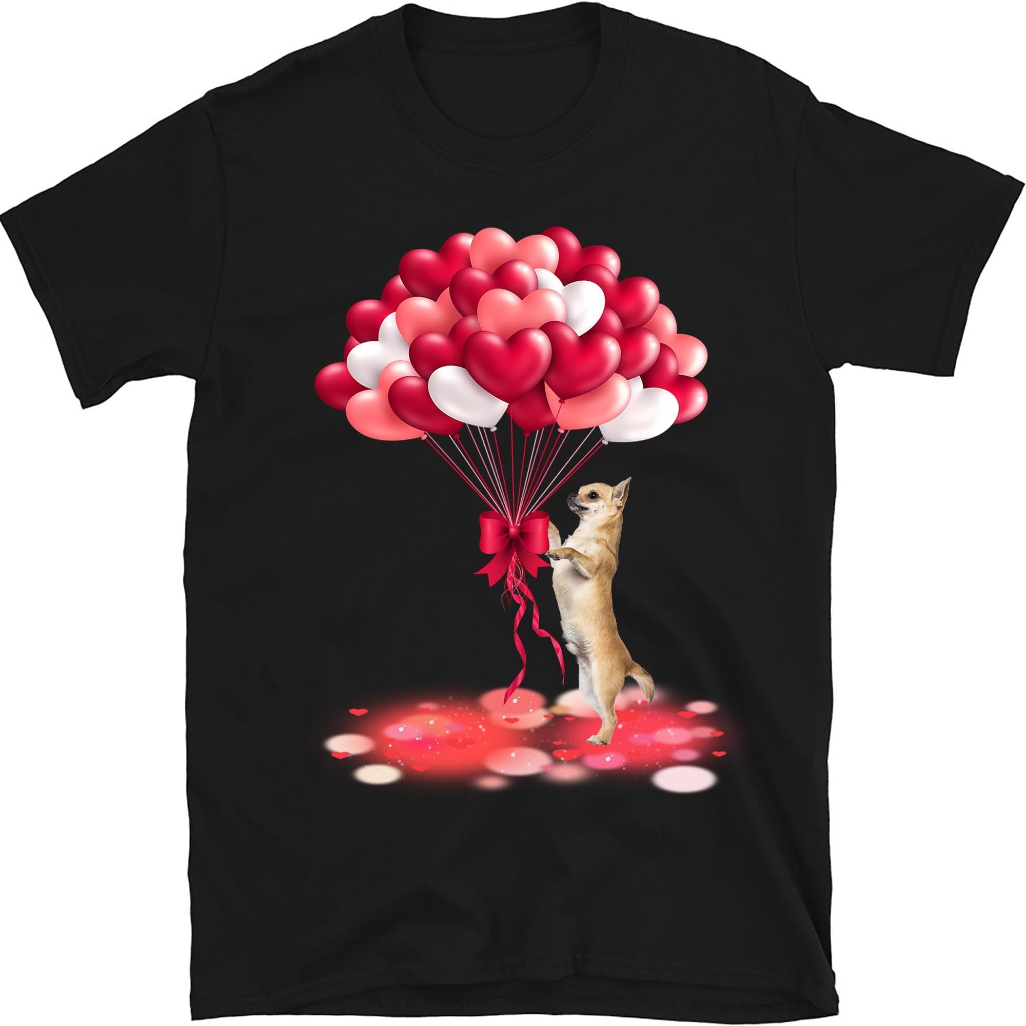 Chihuahua Valentines Day Shirt, Chihuahua with Heart Balloons Sweatshirt, Valentine Chihuahua Shirt, Chihuahua Lover Gift