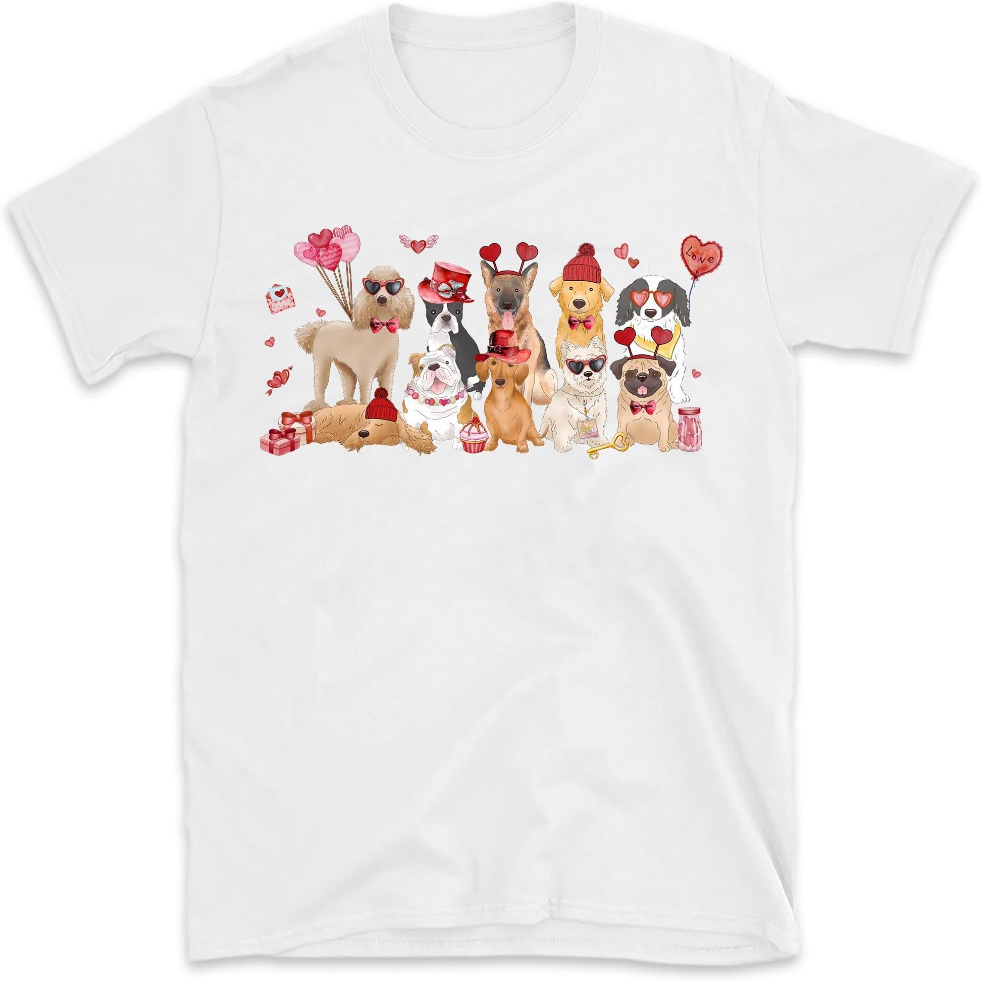 Valentines Dog Sweatshirt, Cute Dog Love Valentine Shirt, Dog Lover Shirt, Dog Mom Sweater, Dog Valentines Day Gift, Small