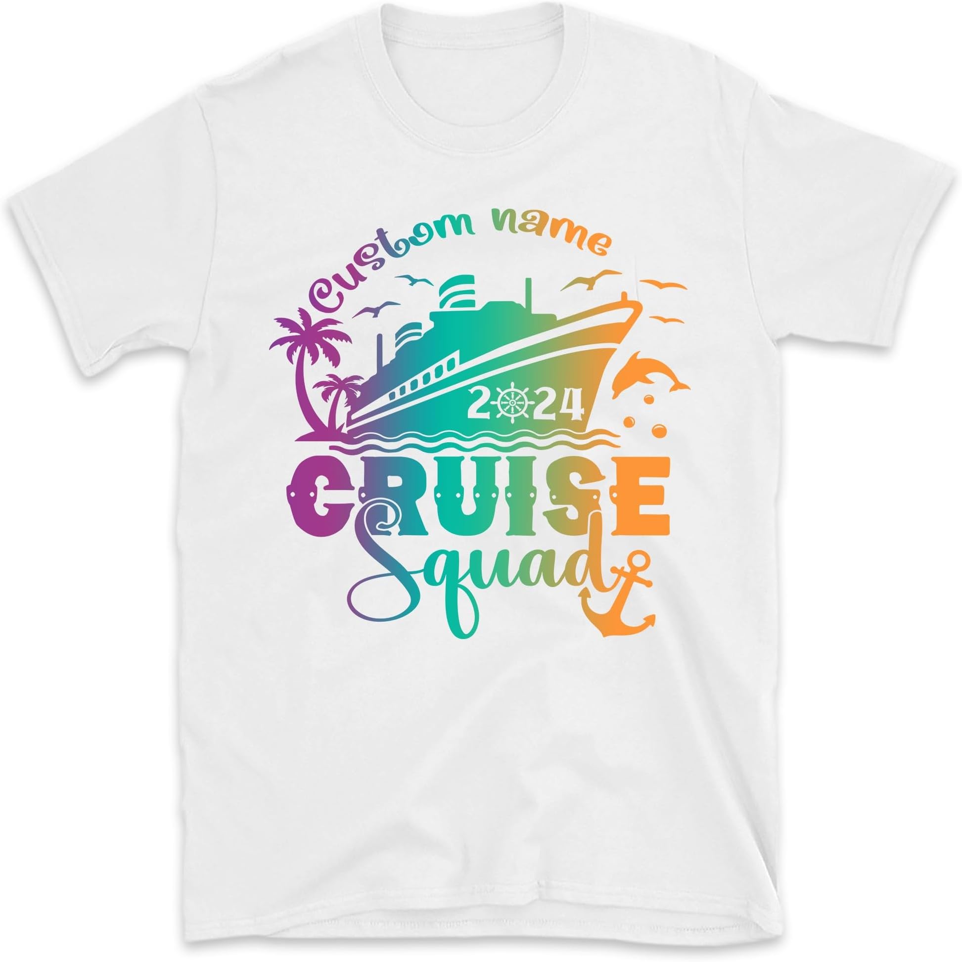 Cruise Squad 2024 Shirt, Family Matching Vacation Shirts, Cruise Crew Squad Shirt, Matching Family Cruise Shirt, Group Cruise Shirt, Friend Cruise Tee, Small