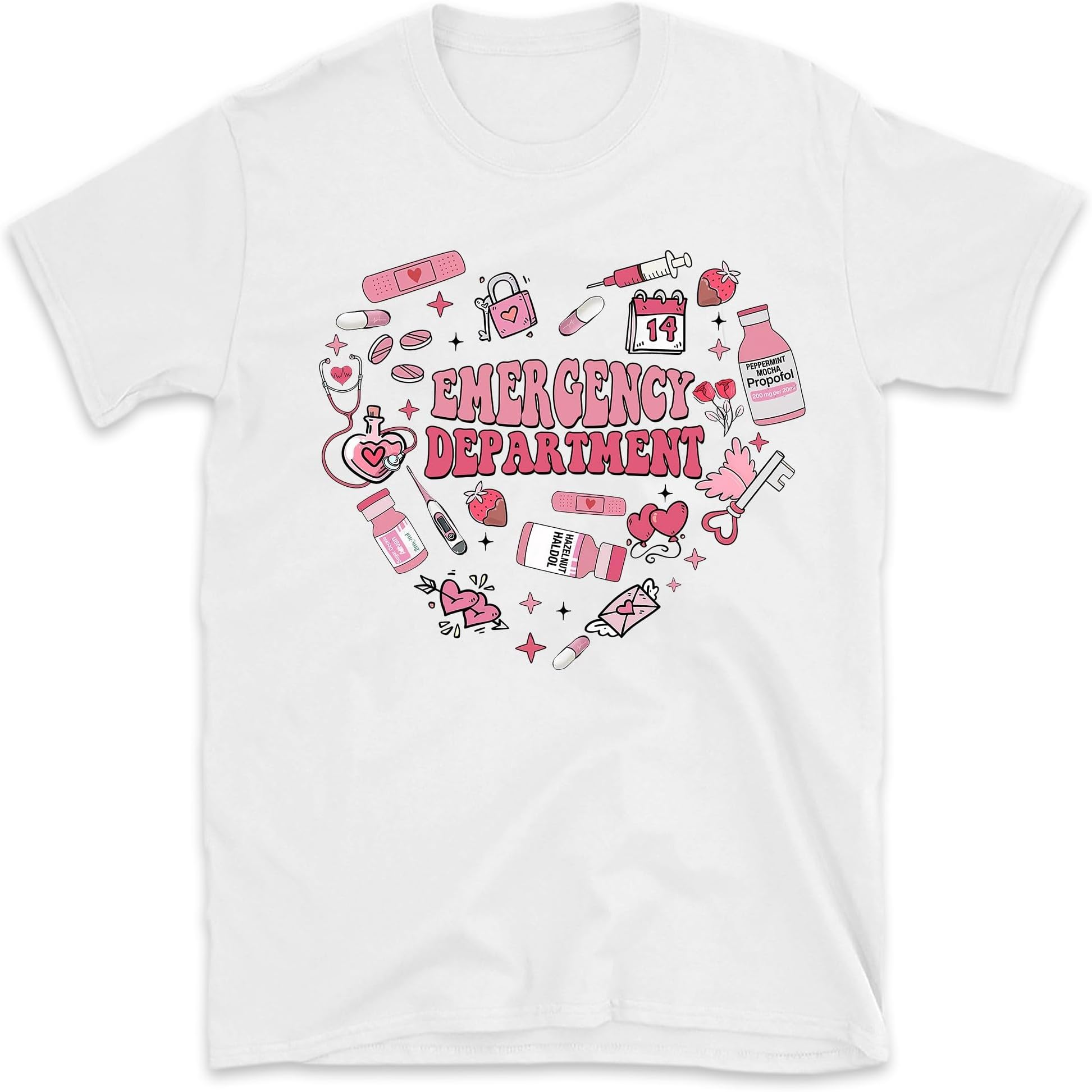 Emergency Department Valentine Shirt, Funny ER Nurse Shirt, Valentine Gift for Emergency Room, Valentines Day Gift for Nurse, Nursing Student Shirt, Small