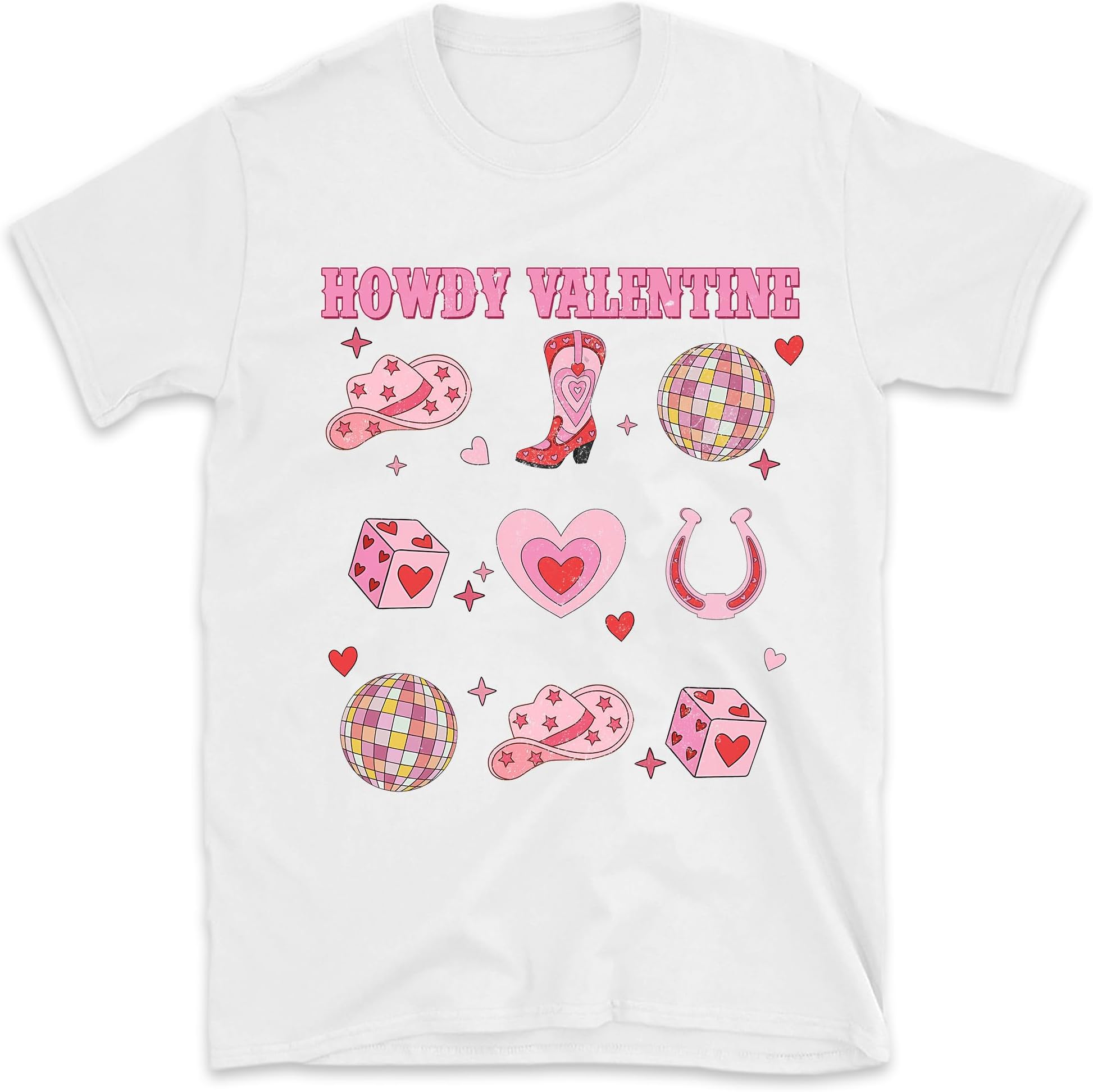 Howdy Valentine Shirt, Western Graphic Tee, Retro Valentines Day Shirt, Cowgirl Valentines Shirt, Western Valentines Shirt
