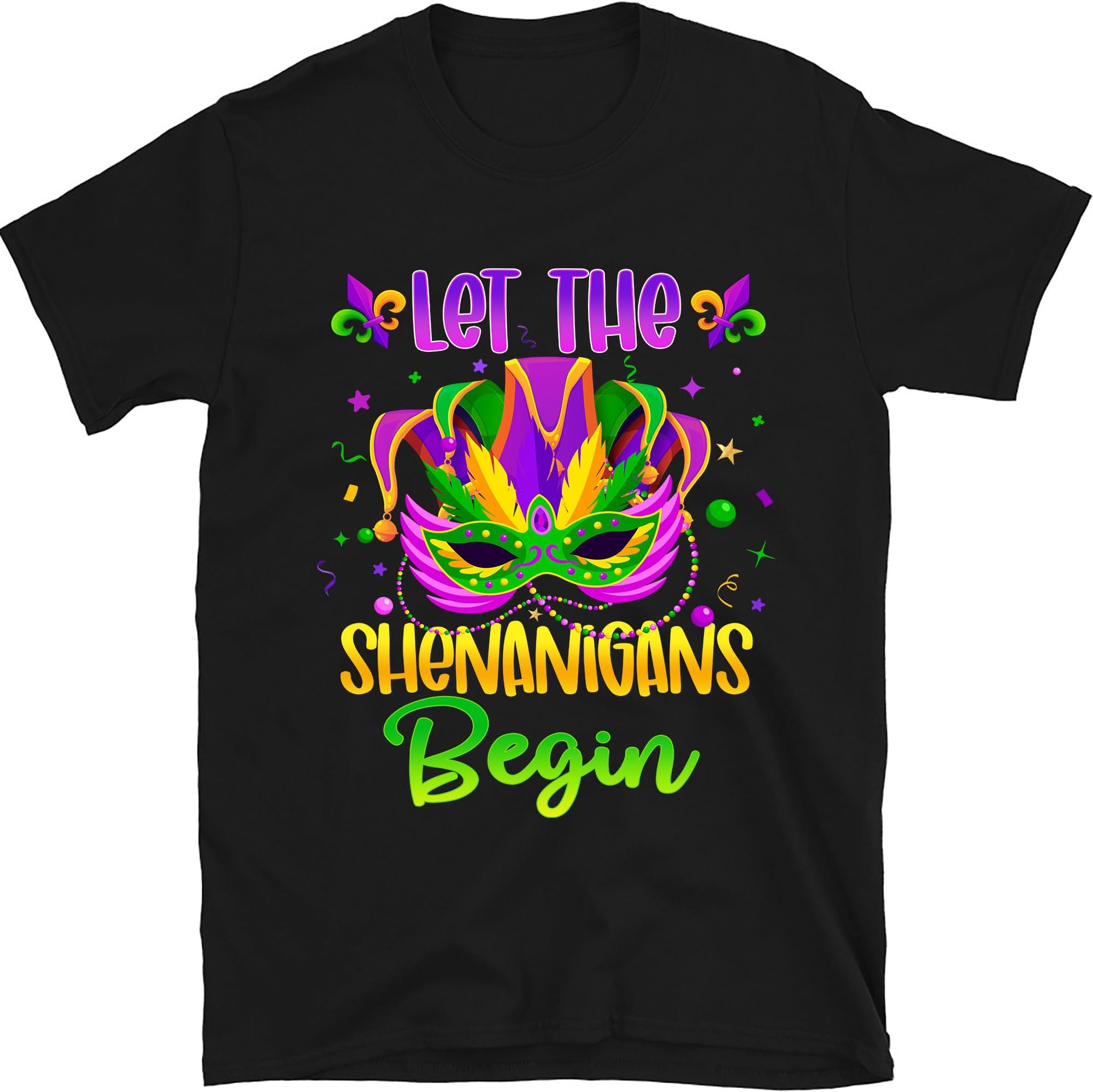 Let The Shenanigans Begin Shirt, Mardi Gras Shirt, Mardi Gras Carnival T-Shirt