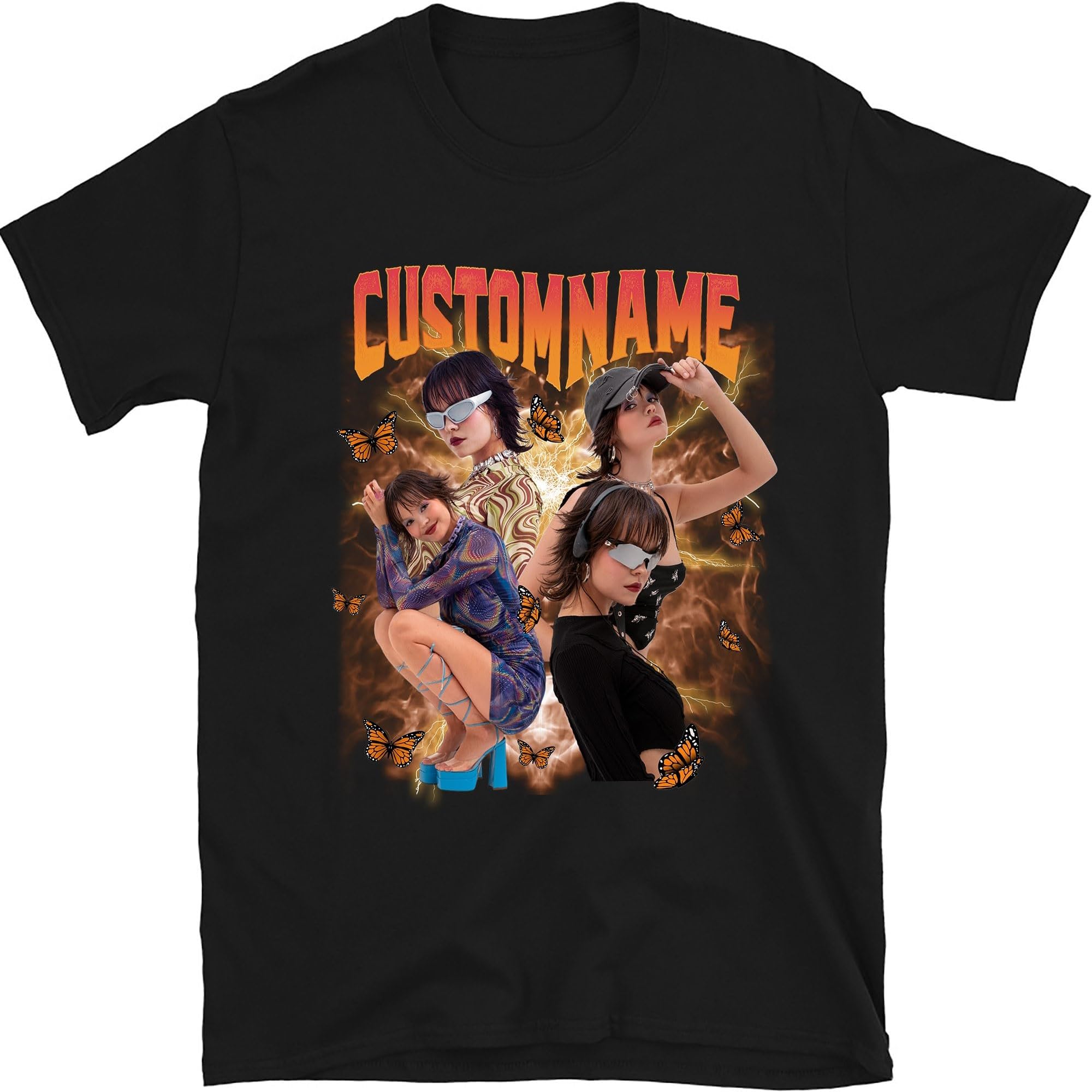 Custom Girl Friend Shirt, Shirt with Girlfriend Face, Custom Photo Vintage Shirts, Custom Your Own Picture Idea, Custom Image Shirt