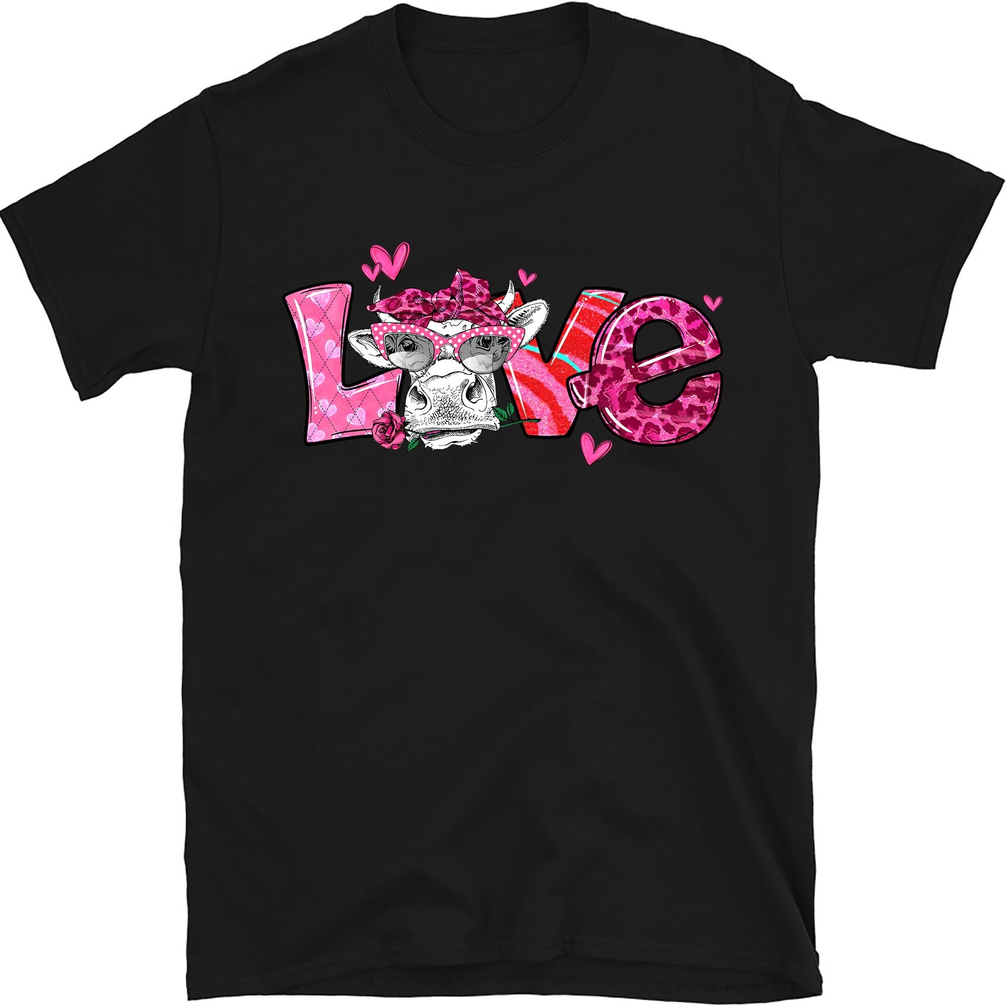 Valentines Day Cow Love Day Shirt, Valentines Day Cow Shirt,Valentines Day Shirts for Woman