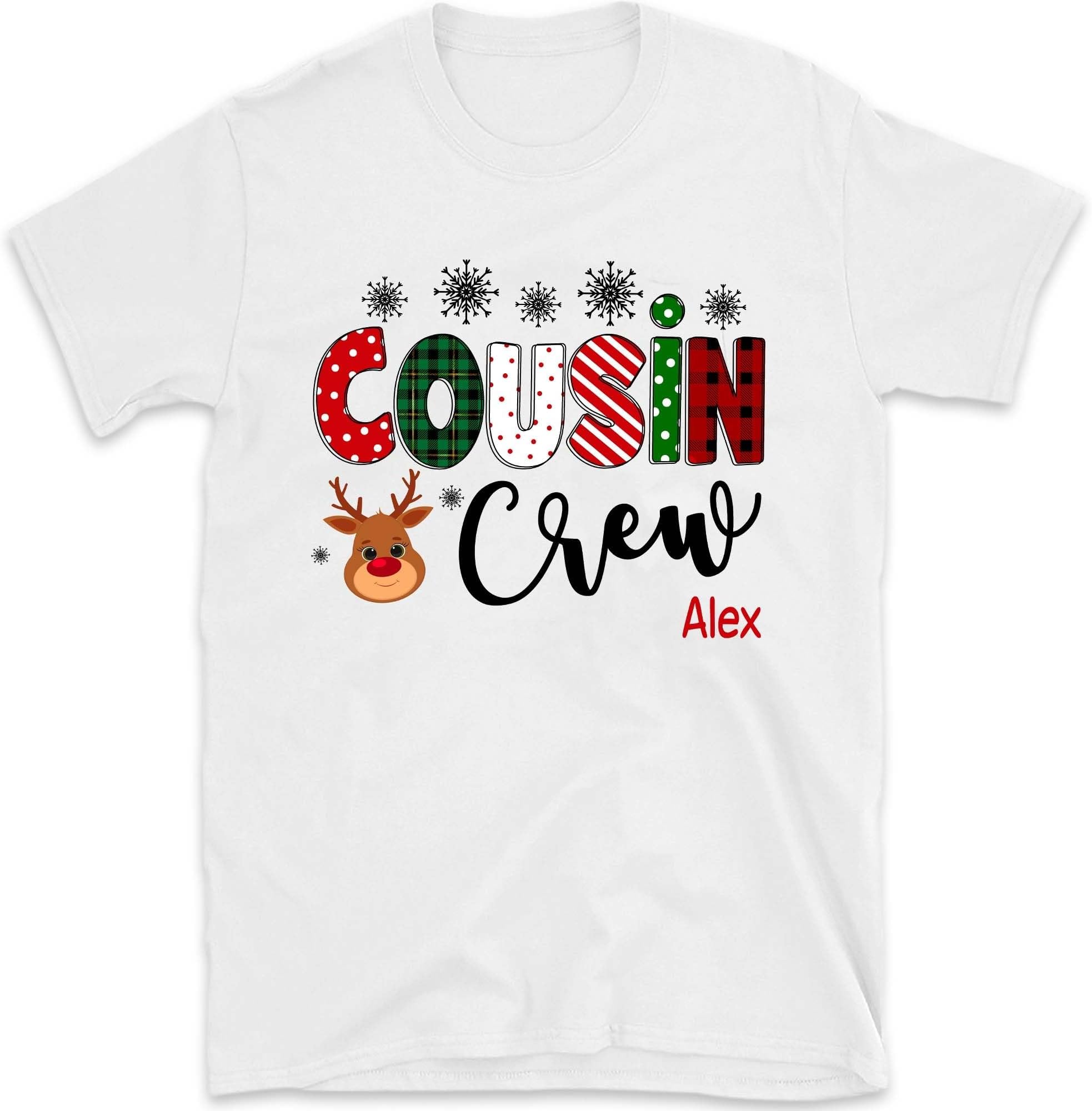 Christmas Cousin Crew Personalized with Name Shirt, Cousin's Christmas Shirt, Cousin, Cousin Crew Shirts, Christmas Family Matching Shirt