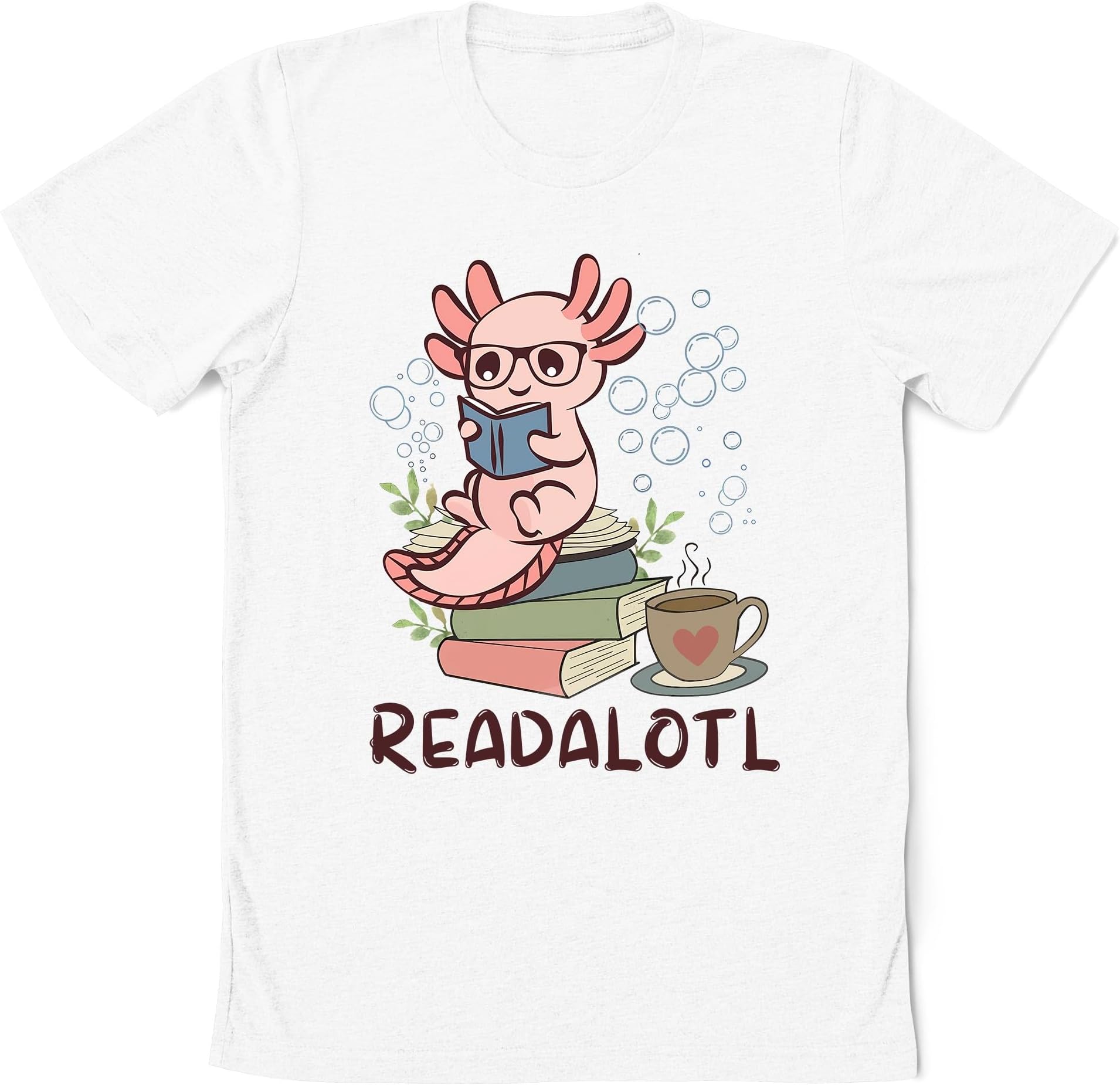 Readalotl Shirt, Funny Axolotl Reading Shirt, Cute Axolotl Shirt, Axolotl Bookworm Shirt, Axolotl Reader Shirt, Gift for Librarian