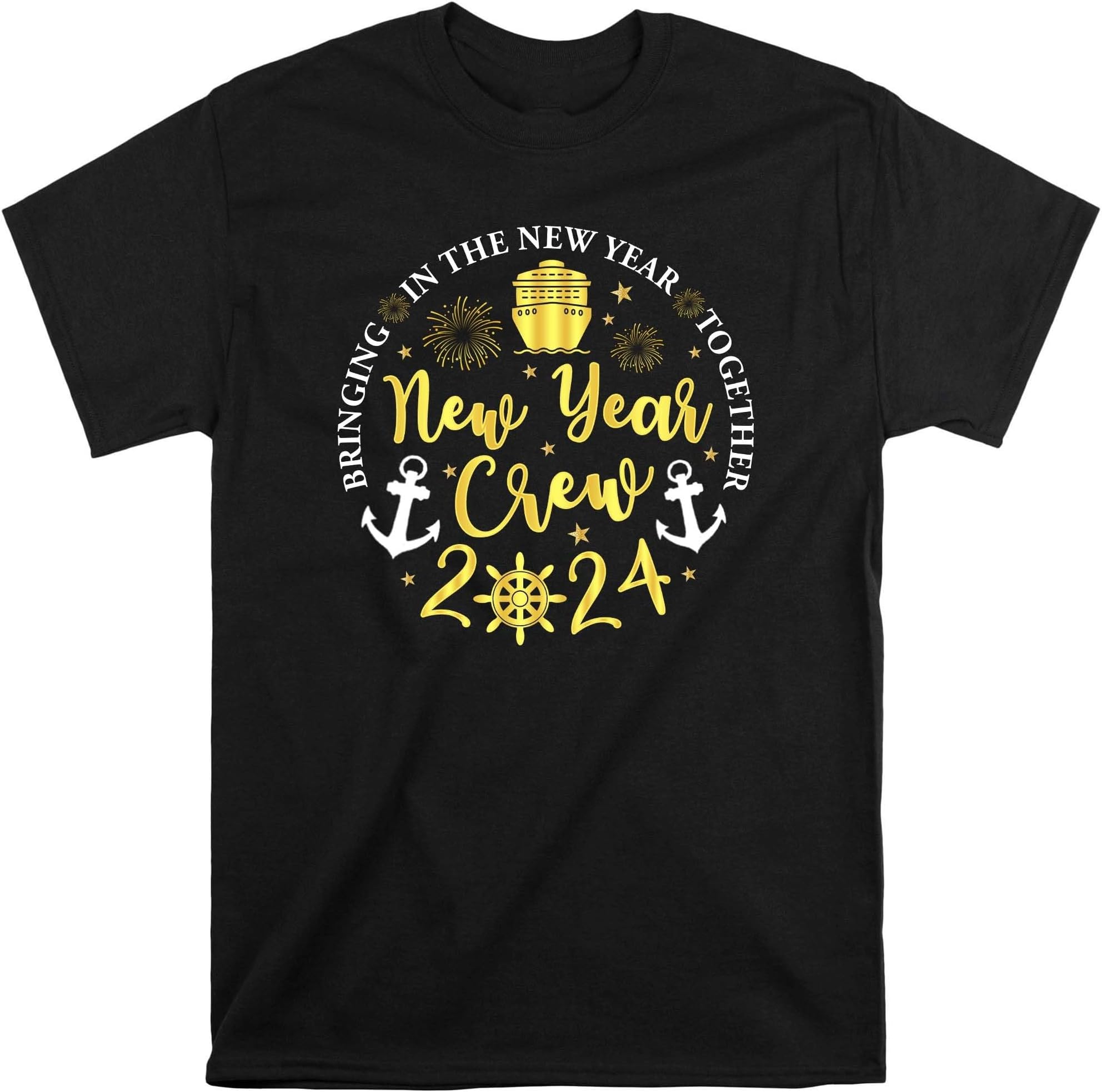 New Years Crew Shirt, Bringing in The New Year Together Shirts, Happy New Year 2024 Shirts, New Year's Eve Shirts, Family Matching Shirts, Holiday Shirts