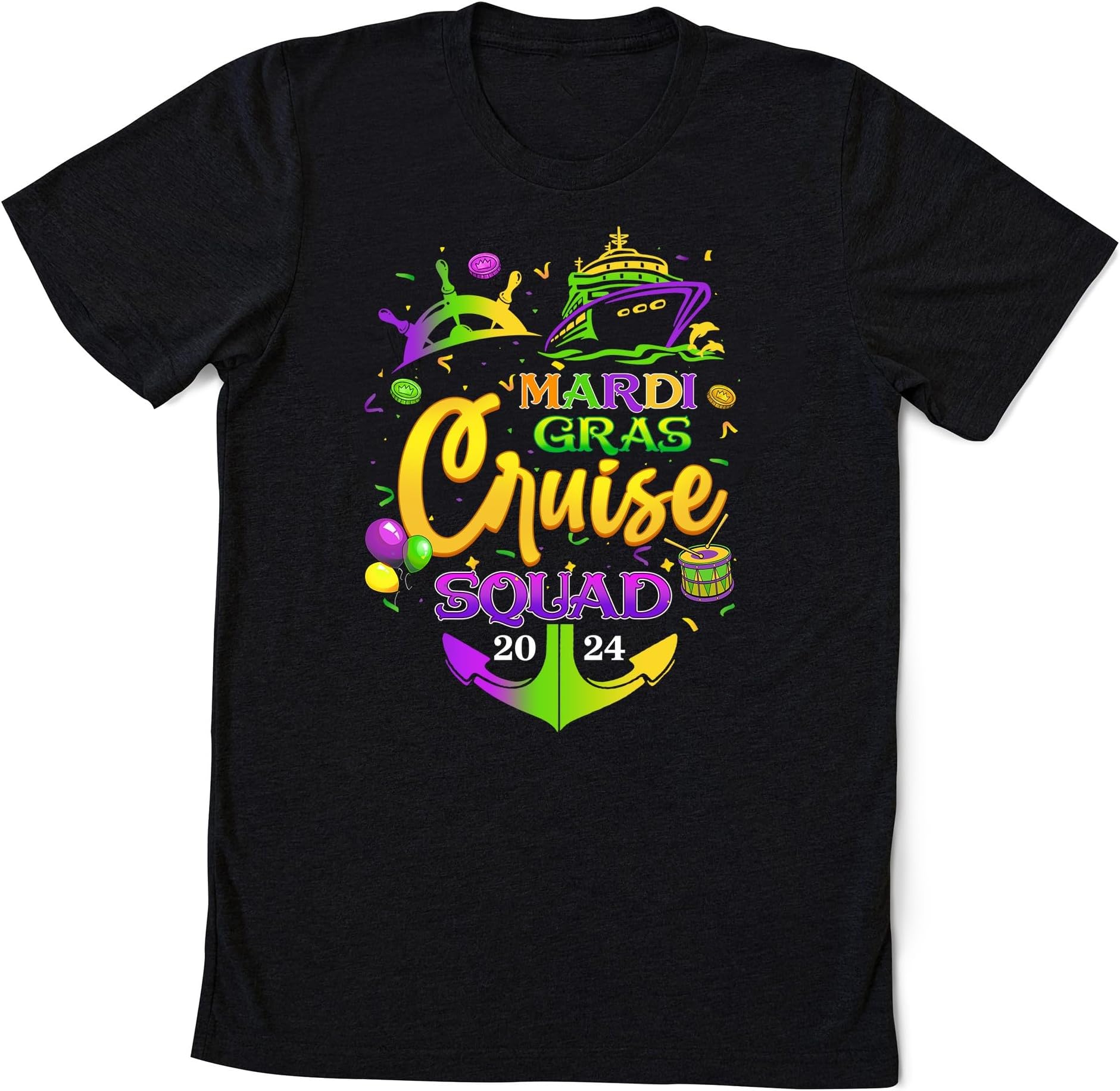 Mardi Gras Cruise Squad Shirt, Matching Family Carnival Shirt, Mardi Party Shirt,Cruise Crew, Mardi Gras Vacation Shirt