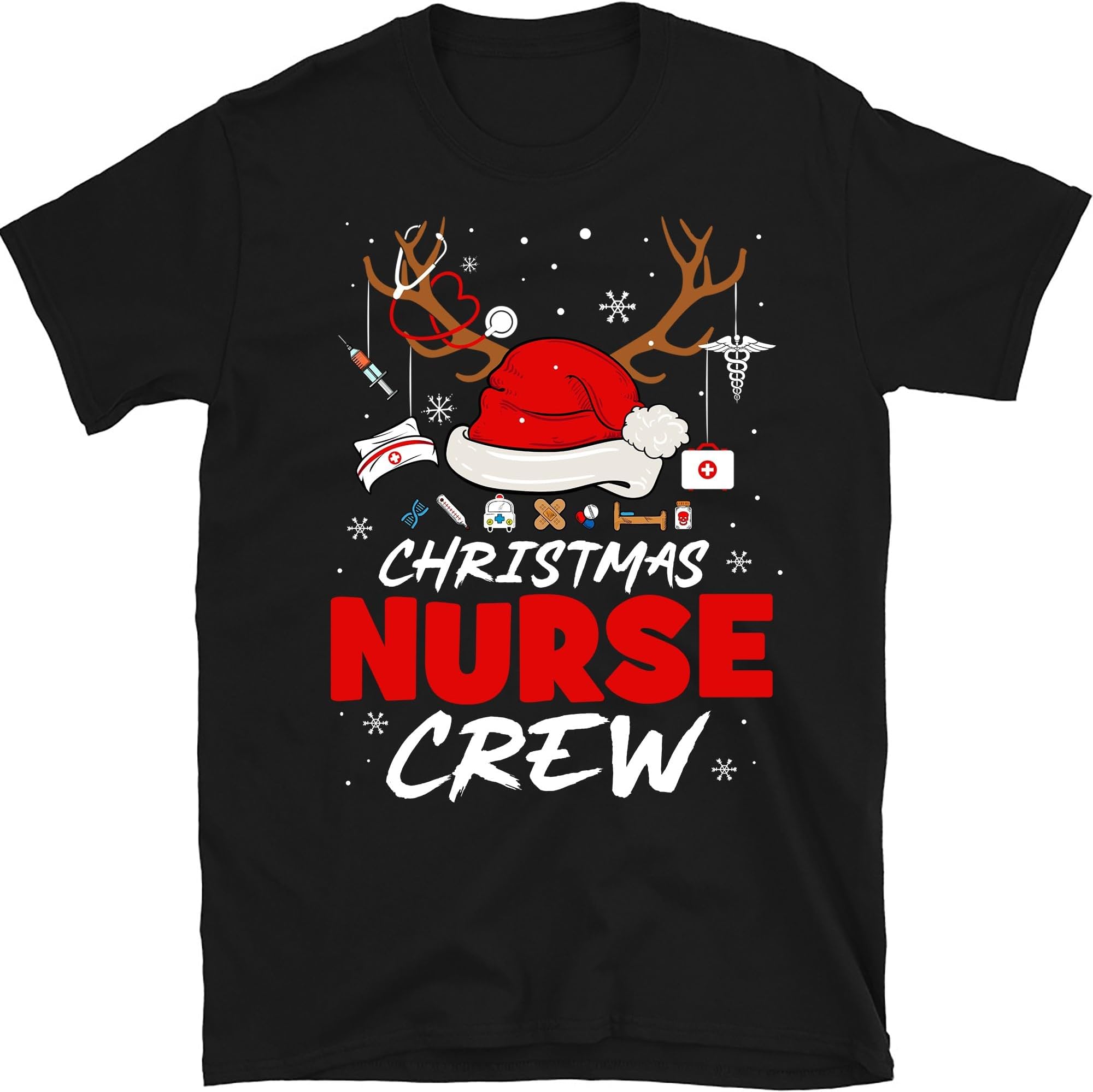 Christmas Nurse Crew Shirt, Santa Nurse Shirt, Nurse Xmas Shirt, Nurse Party Shirt, Christmas Nurse Shirt, Nurse Student Chirstmas Shirt