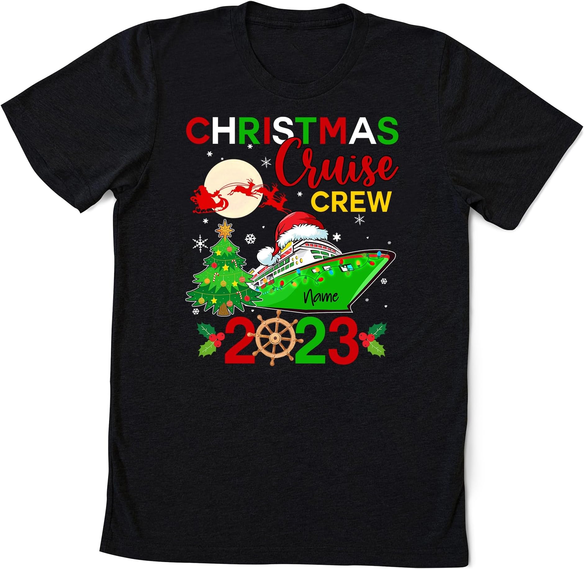 Christmas Cruisin' Crew 2023 Shirt, Christmas Cruise Shirt, Christmas Cruise Crew Shirt,Christmas Family Cruise Tee