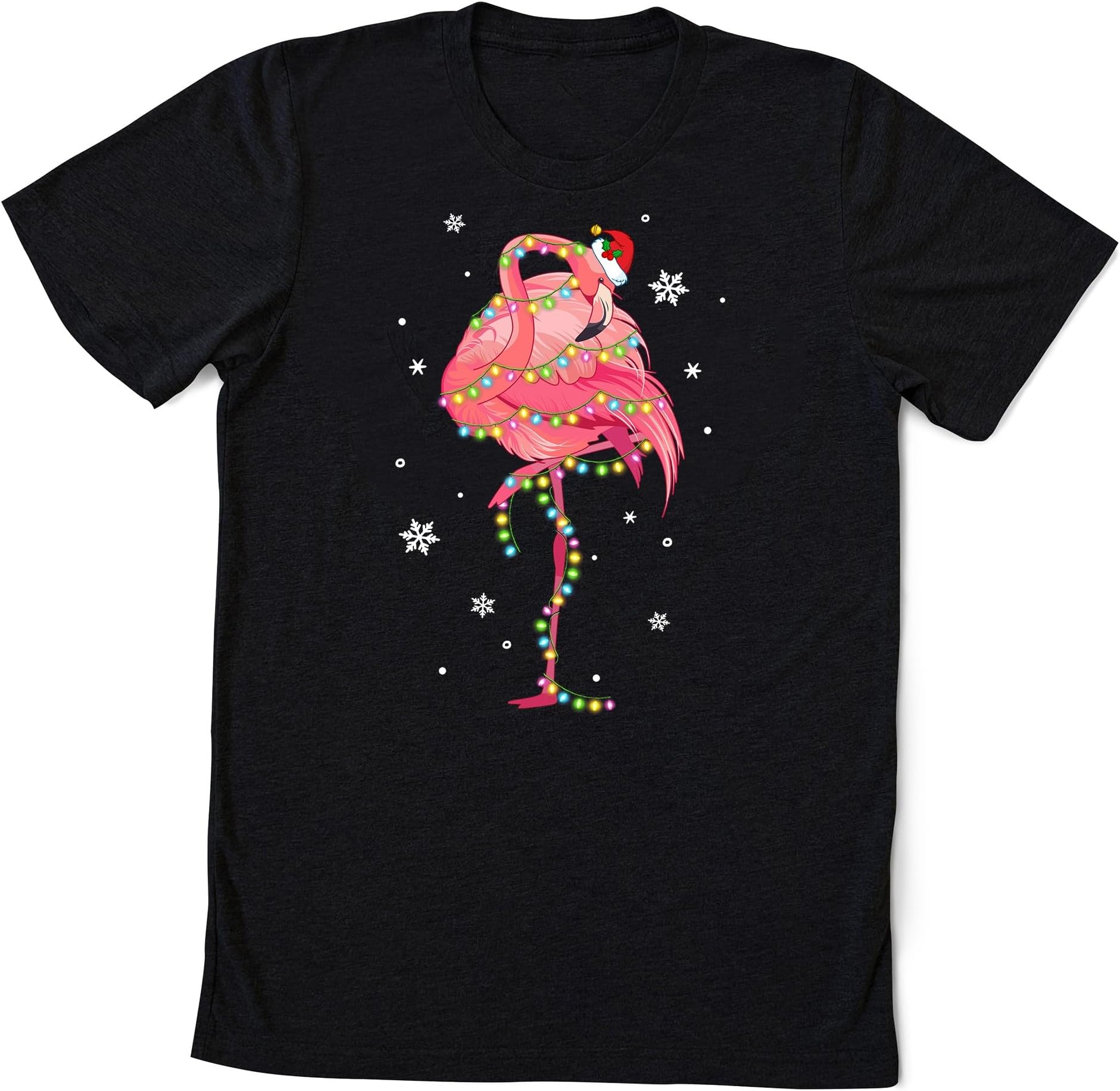 Christmas Flamingo Shirt, Christmas Lights Flamingo Shirt Gift for Flamingo Lover