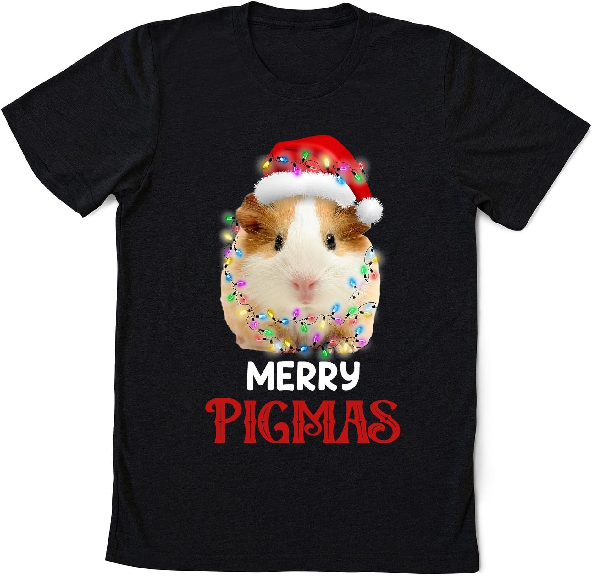 Merry Pigmas Sweatshirt, Guinea Pig Christmas Lights Shirt, Christmas Guinea Pig Shirt, Guinea Pig Lover Shirt, Guinea Pig Christmas Shirt