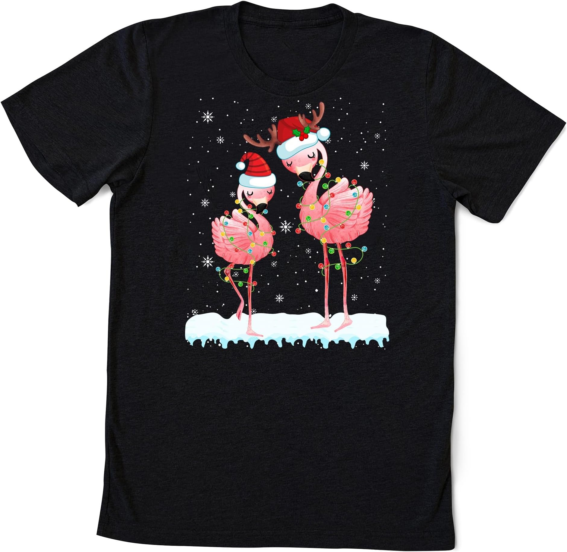 Flamingo Santa Shirt, Santa Beach Shirt, Christmas Flamingo Shirt, Christmas at The Beach, Tropical Christmas, Flamingo Christmas