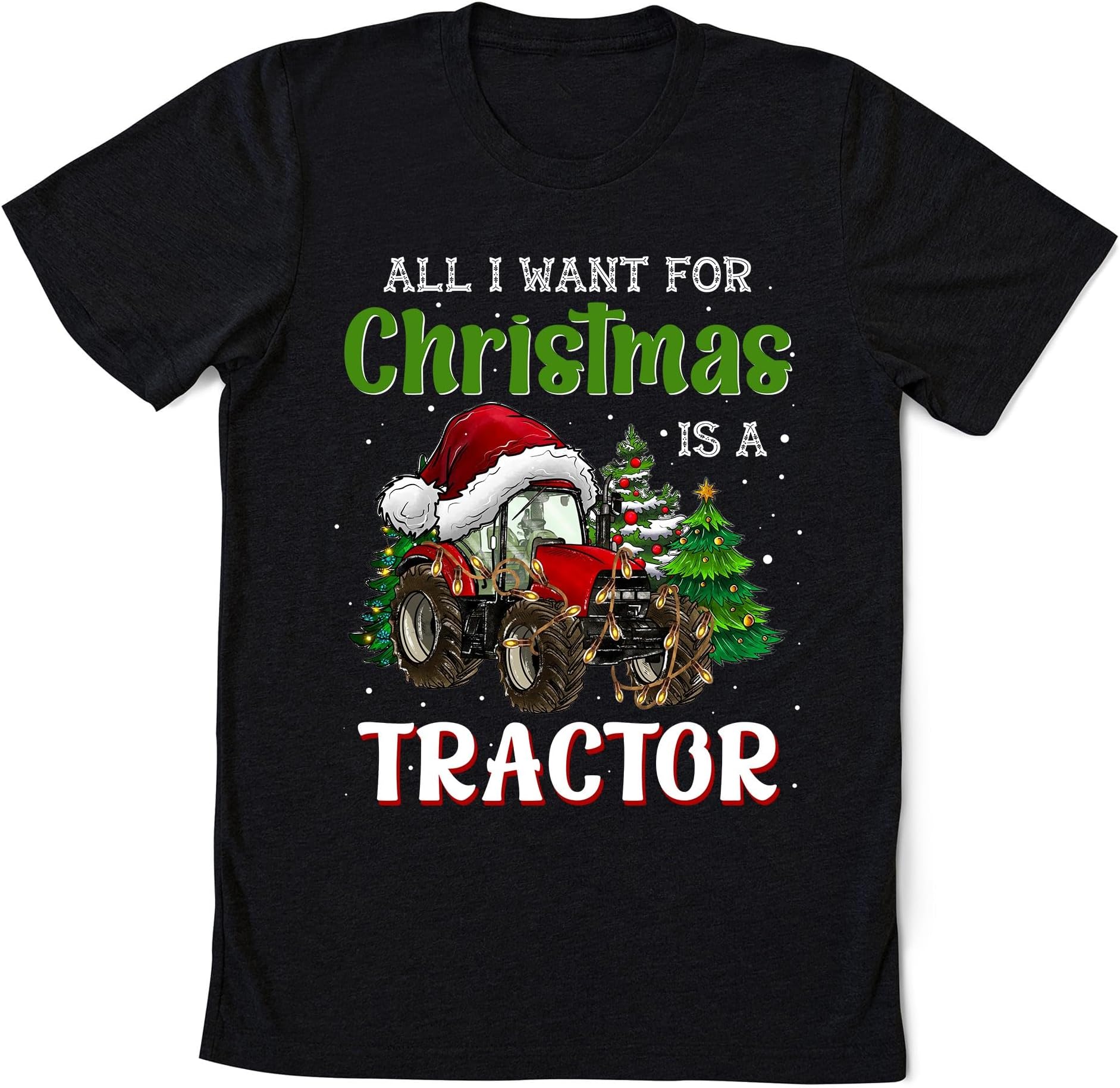 All I Want for Christmas is A Tractor Shirt, Red Tractor Christmas Sweatshirt, Christmas Farmer Shirt, Farming Christmas Shirt