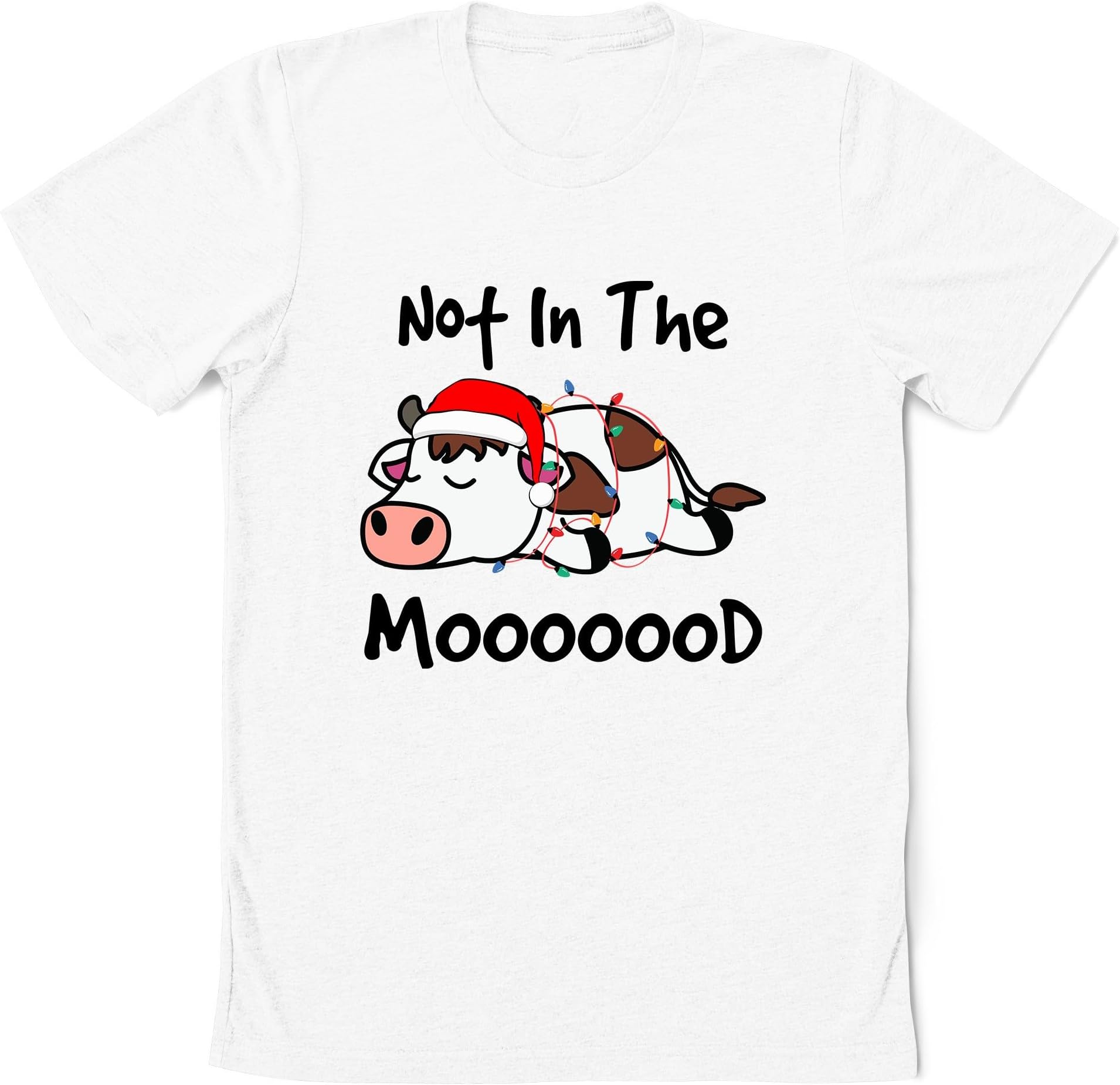Christmas Cow Shirt, Funny Cow Shirt, Cow Lover Gift, Christmas Farm Animals Shirt, Christmas Farm Girl Gift