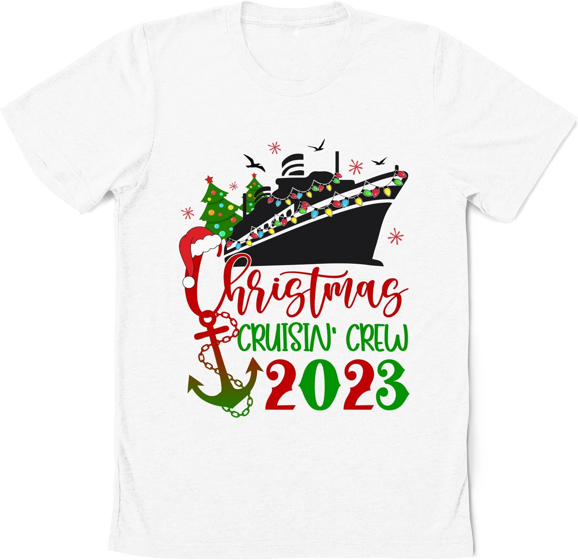 Christmas Cruisin Crew Shirt, Christmas Cruise Vacation Shirt, Christmas Family Vacation Shirts, Christmas Holiday Shirt, Christmas Cruise 2023 Shirt, Family Christmas Cruise Shirt