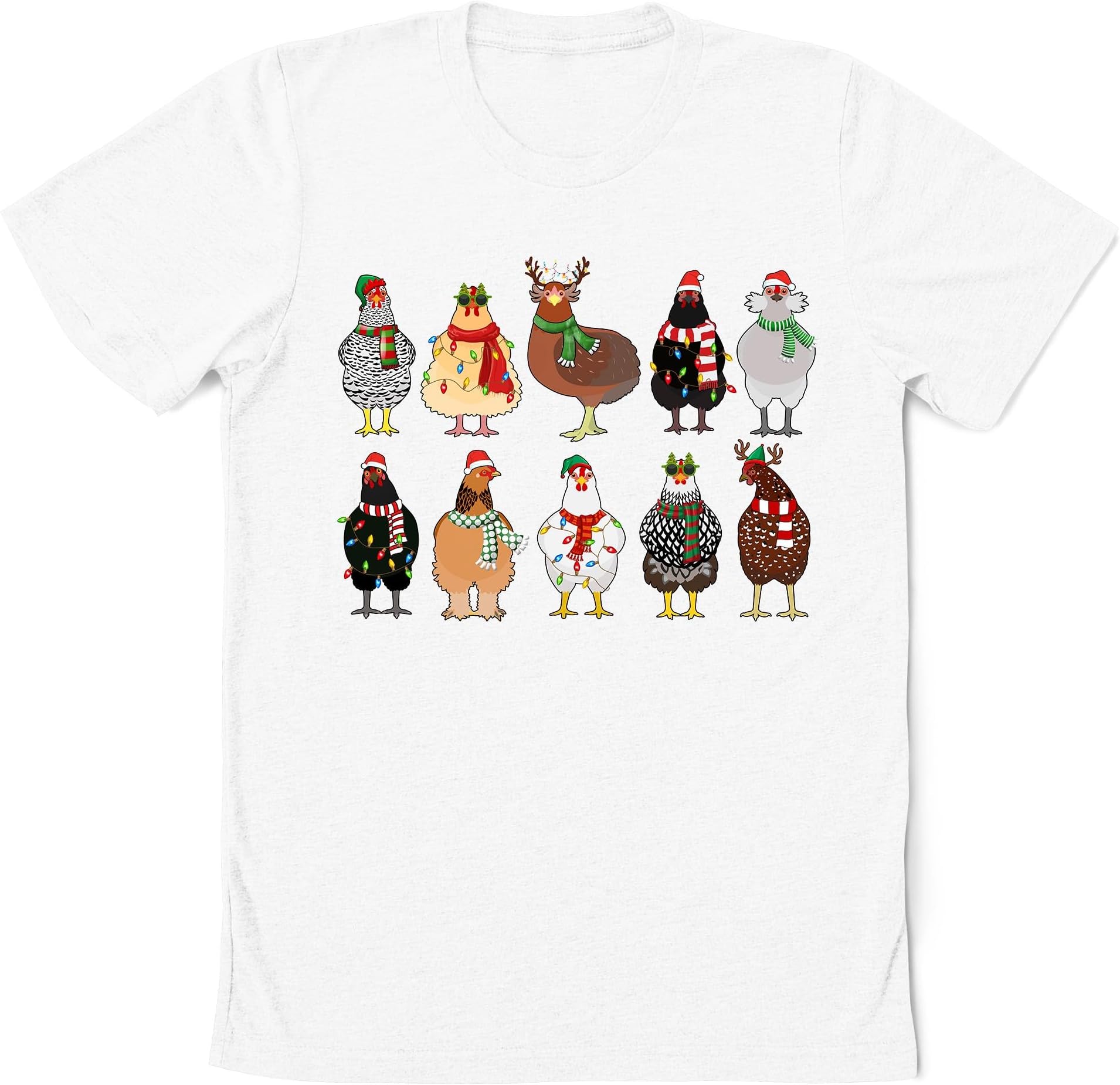 Christmas Chicken Sweatshirt, Merry Chickmas Shirt, Christmas Farm Animals Shirt, Chicken Lover Shirt, Chicken Christmas Shirt