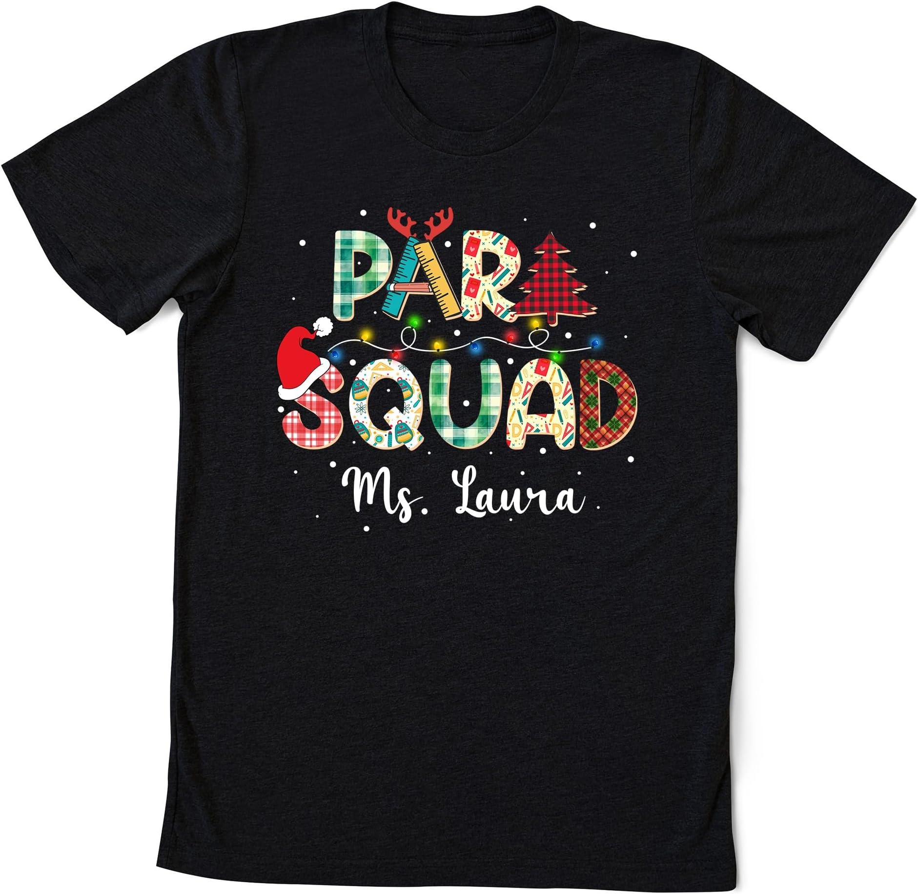 Christmas para Squad Shirt, Paraprofessional Shirt, para Teacher Gift, Christmas Teacher Shirt
