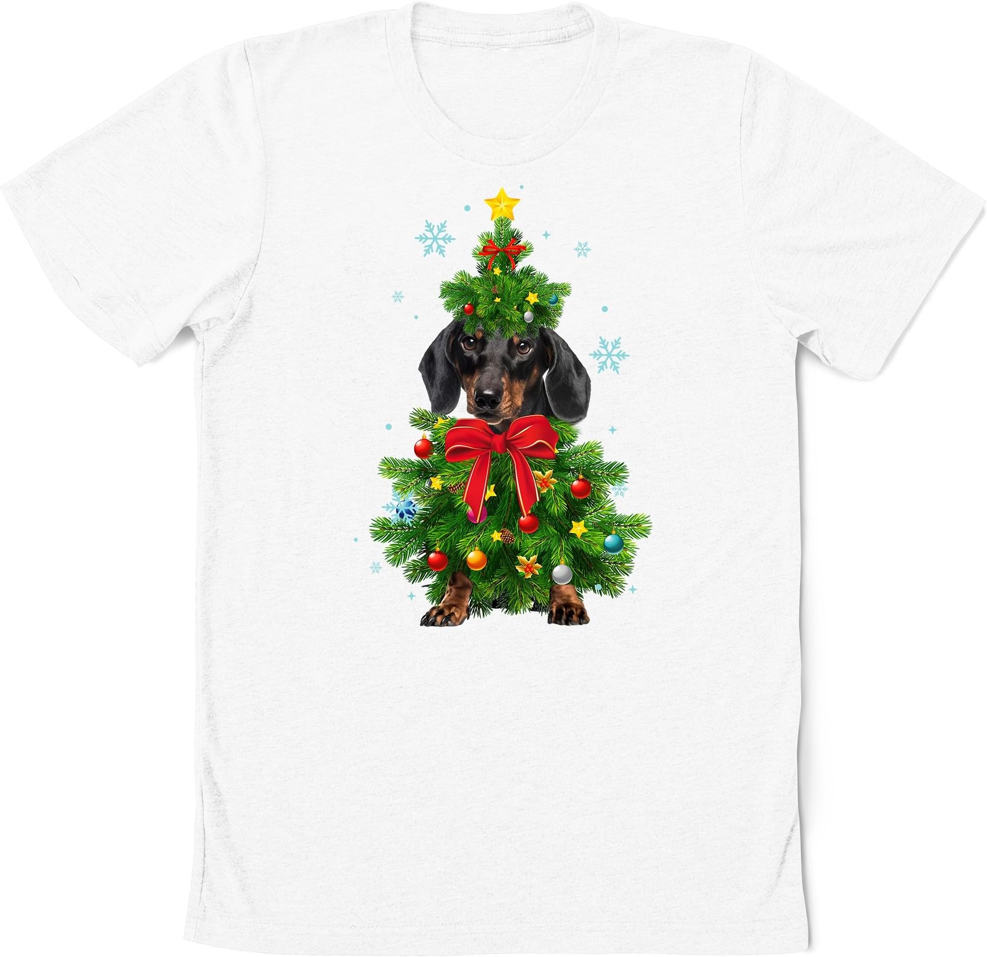 Dachshund Christmas Tree Shirt, Funny Christmas Dachshund Shirt Gift for Dachshund Lover Gift