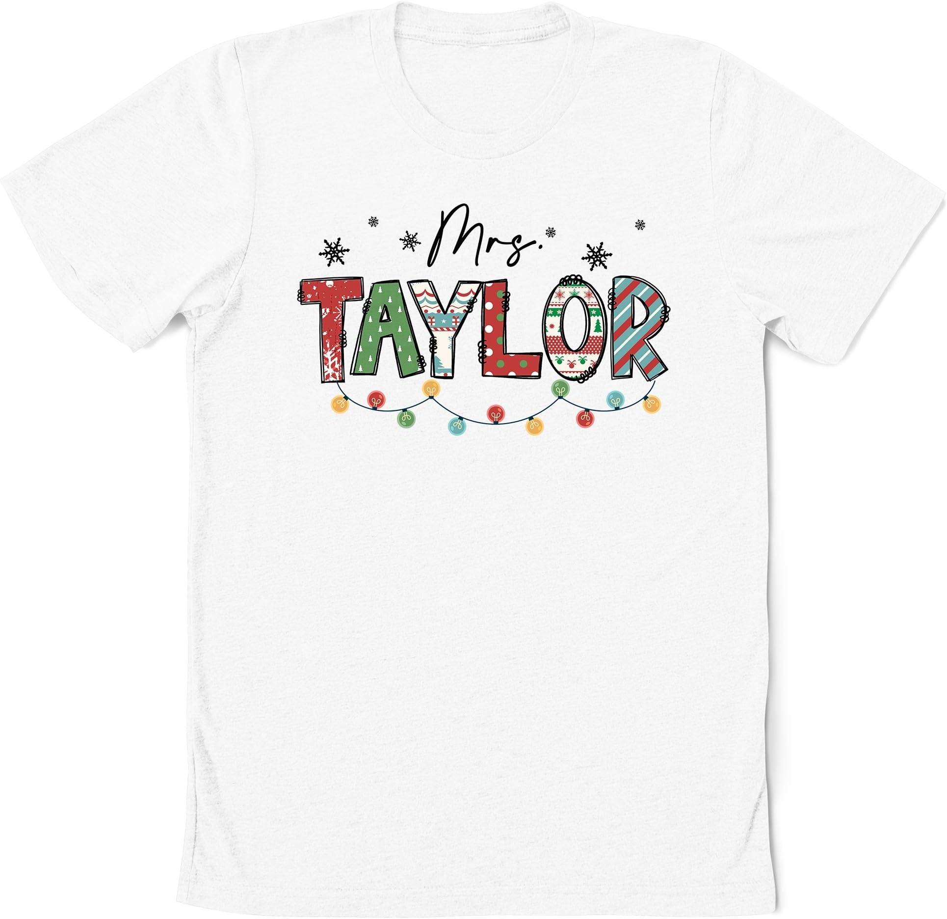 Teacher Christmas Shirt, Custom Teacher Shirt, Teacher Sweatshirt, Personalized Teacher Name Shirt, Teacher, Gift for Teacher