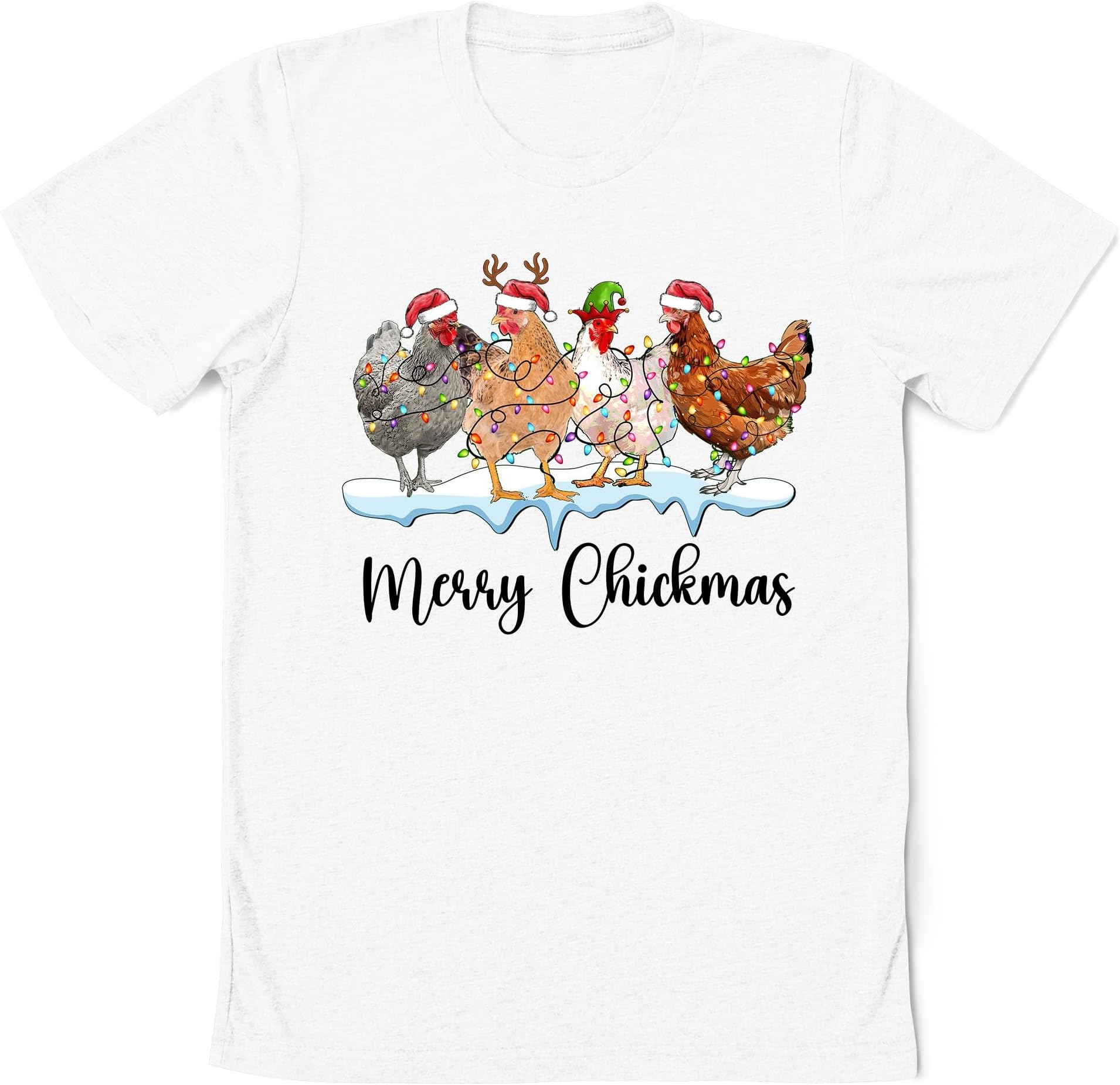 Merry Chickmas Shirt, Farmer Christmas Chicken Shirt, Chicken Lover Shirt, Chicken Mom Shirt, Farming