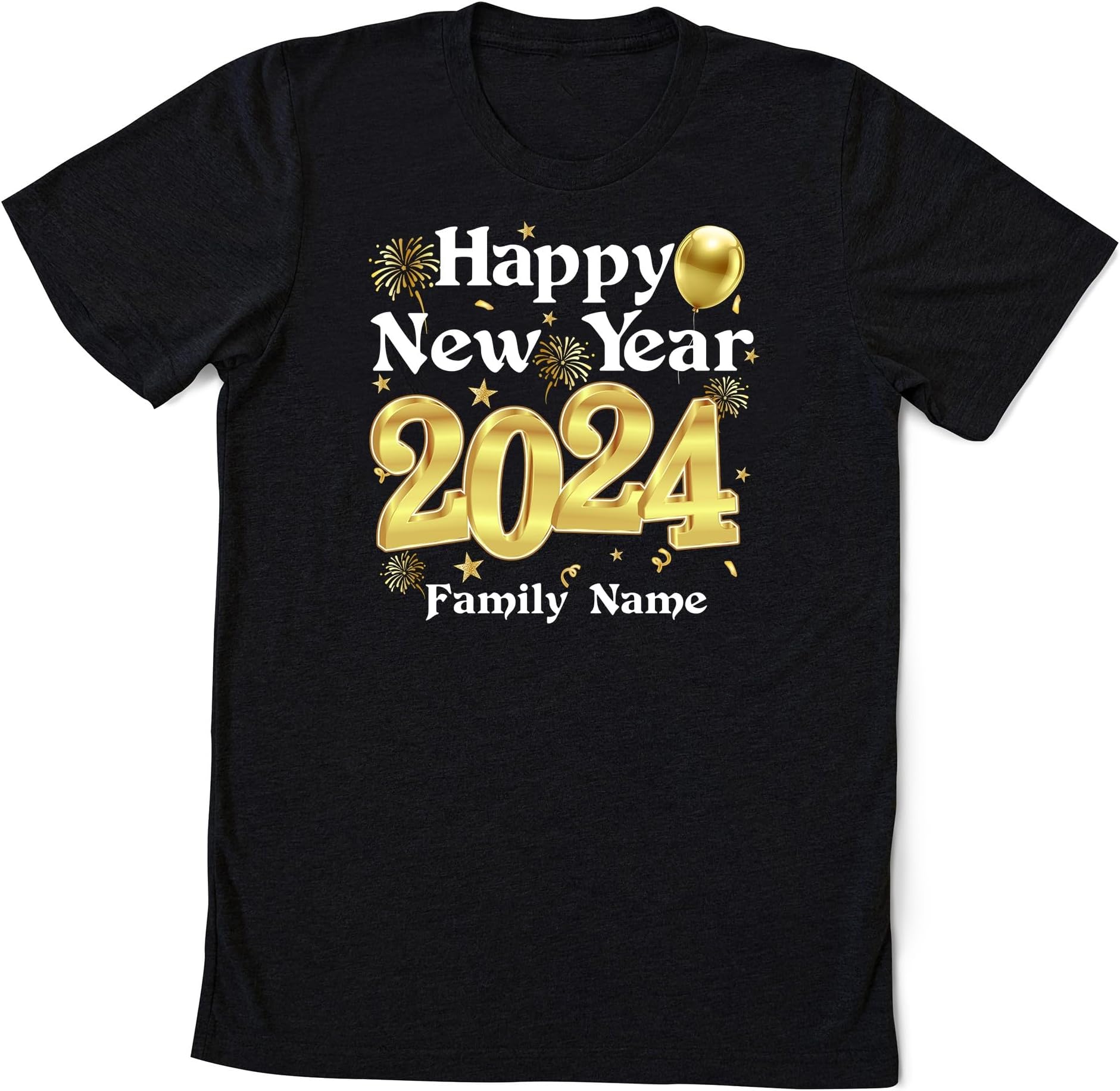 New Year 2024 Shirt, Custom Family Name Christmas Shirts, Happy New Year Shirt, New Year Shirts, New Year Gift