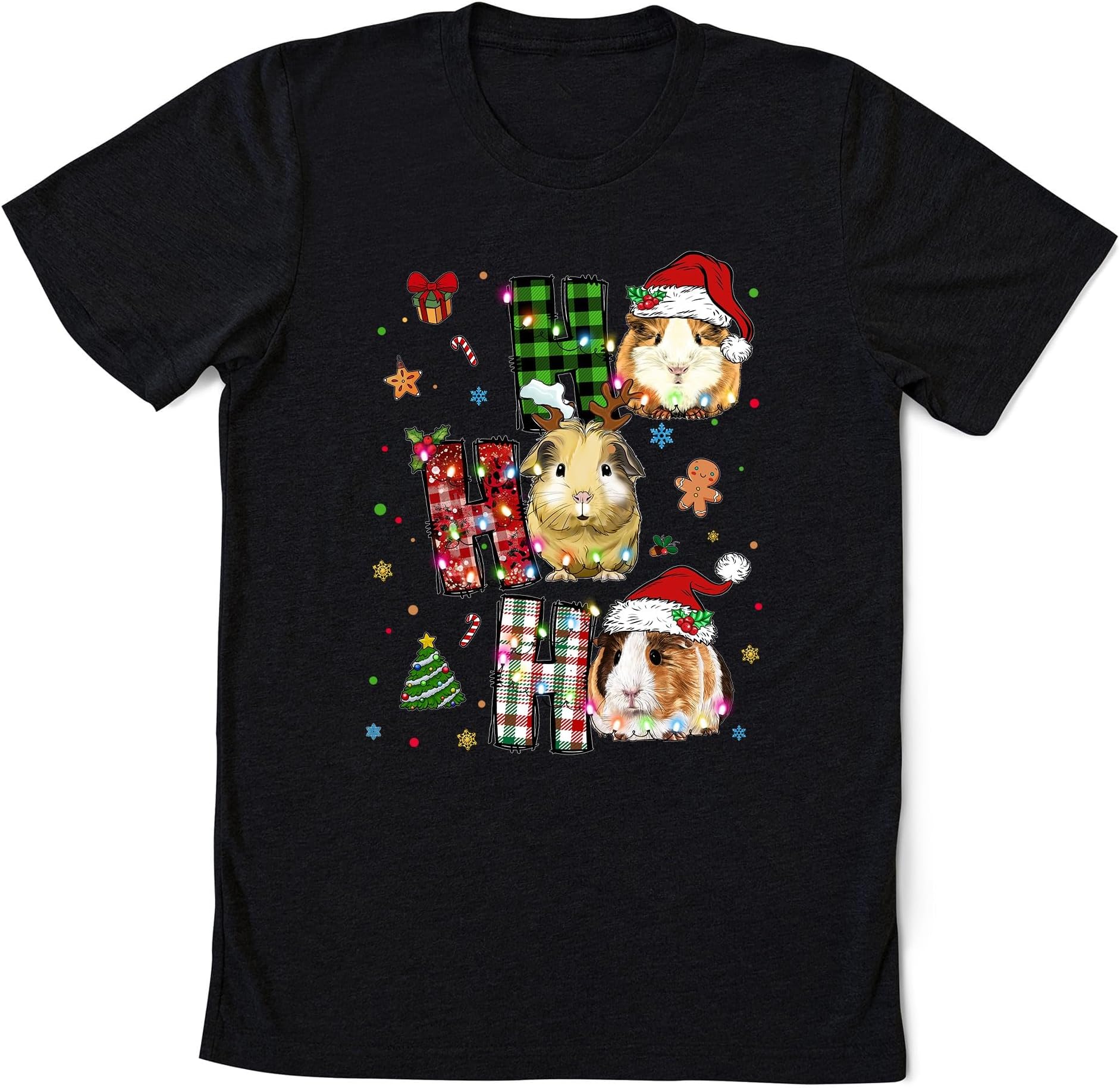 Guinea Pig Ho Ho Ho Christmas Sweatshirt, Cute Christmas Guinea Pig Shirt, Guinea Pig Lover Shirt, Guinea Pig Christmas Shirt