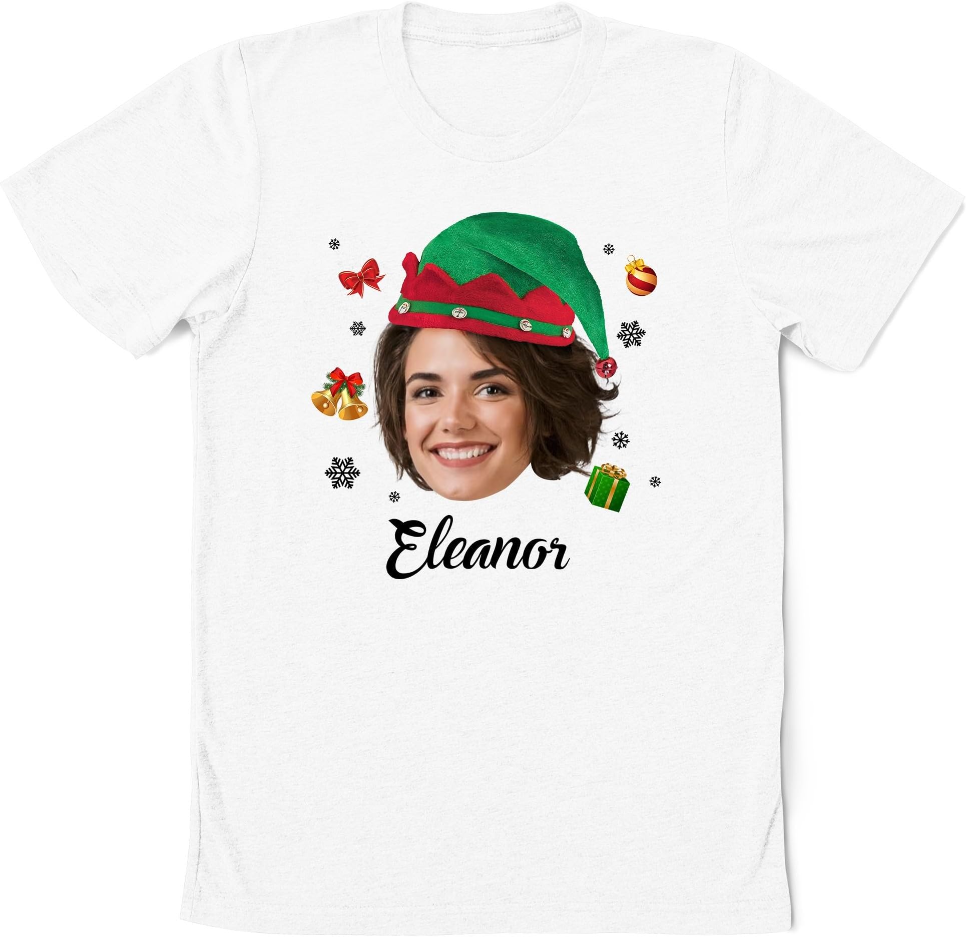 Custom Face Elf Christmas Shirt, Custom Photo Christmas Matching Shirts, Custom Elf Shirt, Personalized Christmas Shirt