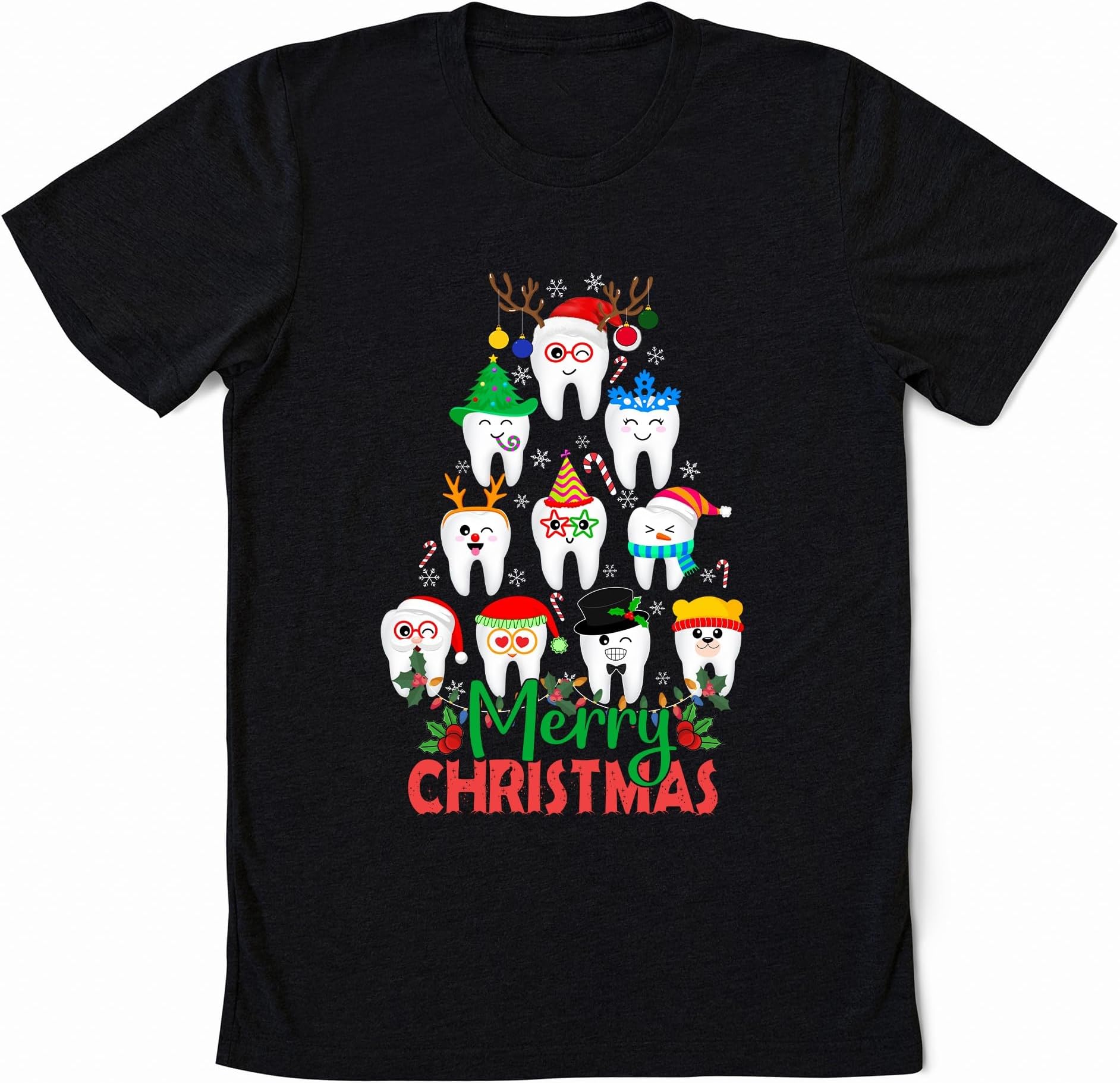 Funny Dentistree Tooth Tree Shirt, Merry Christmas Sweatshirt, Christmas Teeth Tshirt, Funny Dentist Assistant Tee, Dental Pediatric Hygienist