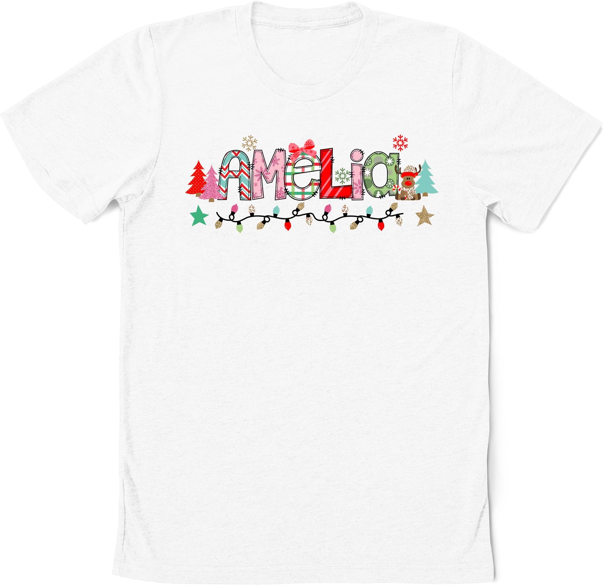 Personalized Christmas Name T Shirt, Kid Christmas Shirt, Personalized Christmas Shirt, Family Christmas Shirts, Family Christmas Outfit