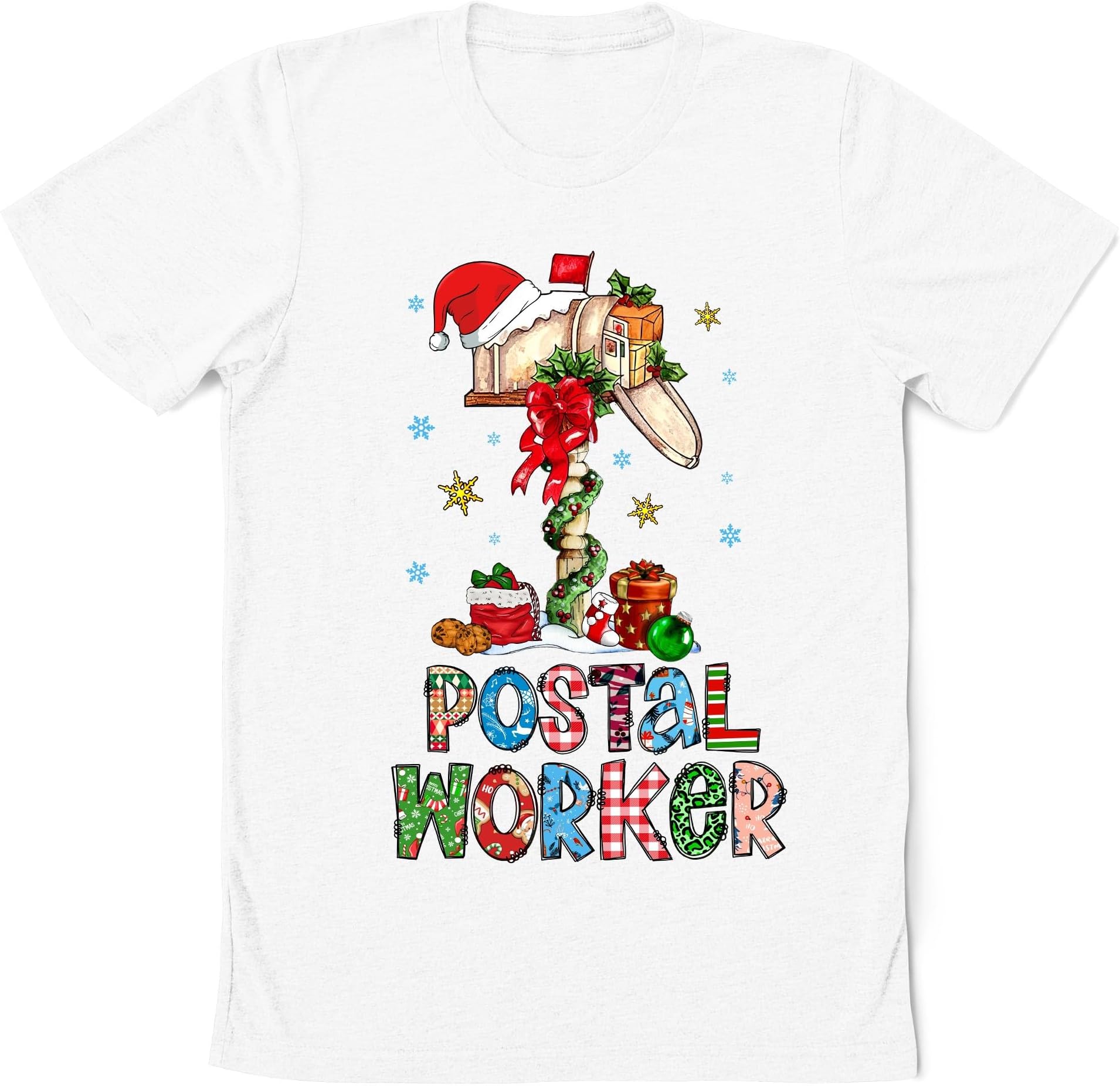 Christmas Postal Worker Shirt, Santa's Favorite Postal Worker, Postal Life Shirt, Mail Lady Shirt, Mail Carrier Shirt, Merry