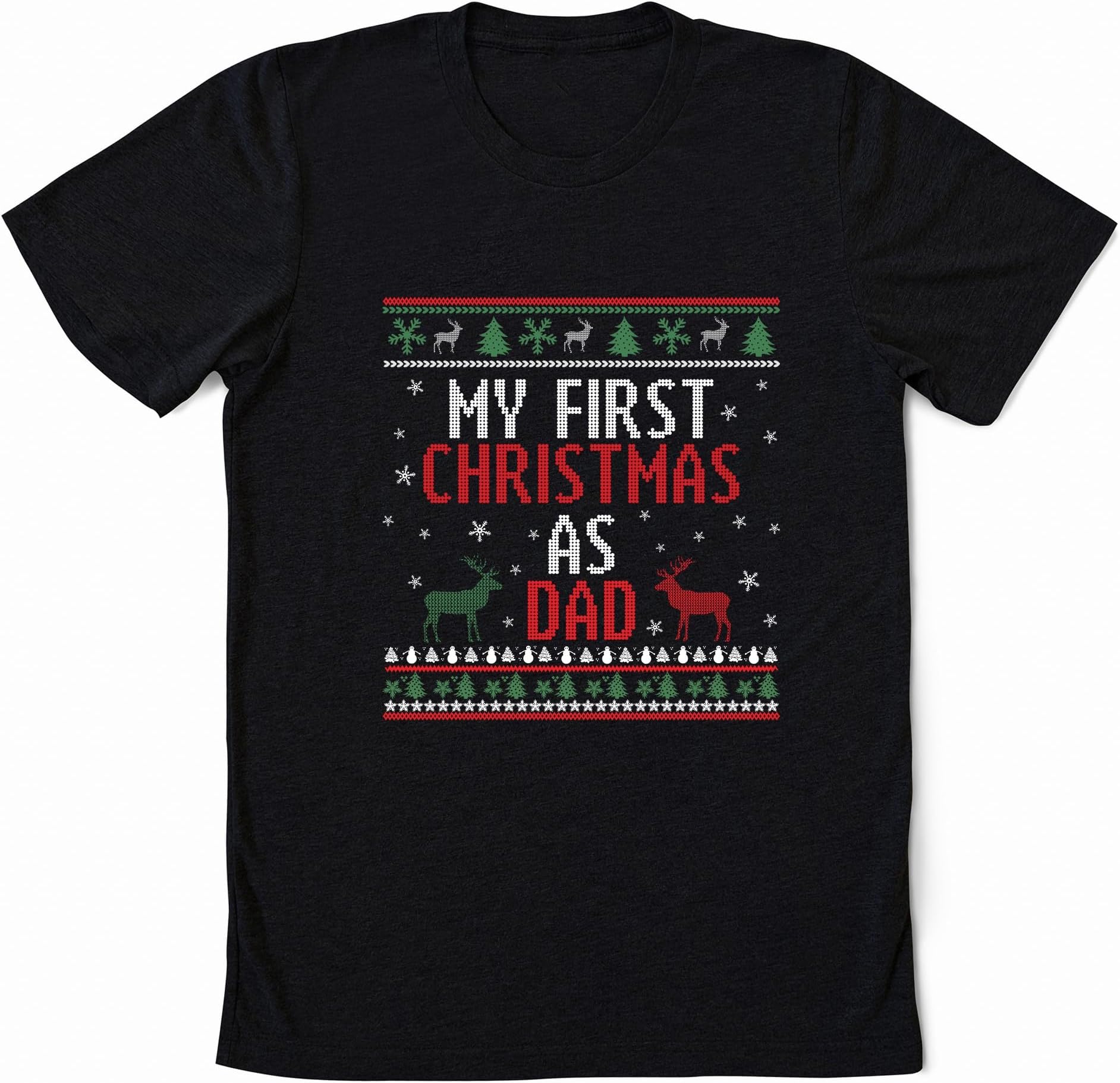 Personalized My First Christmas Shirt, First Christmas as Mom, First Christmas as Dad Tshirt, 1st Christmas Shirt, Funny Christmas Matching Shirts